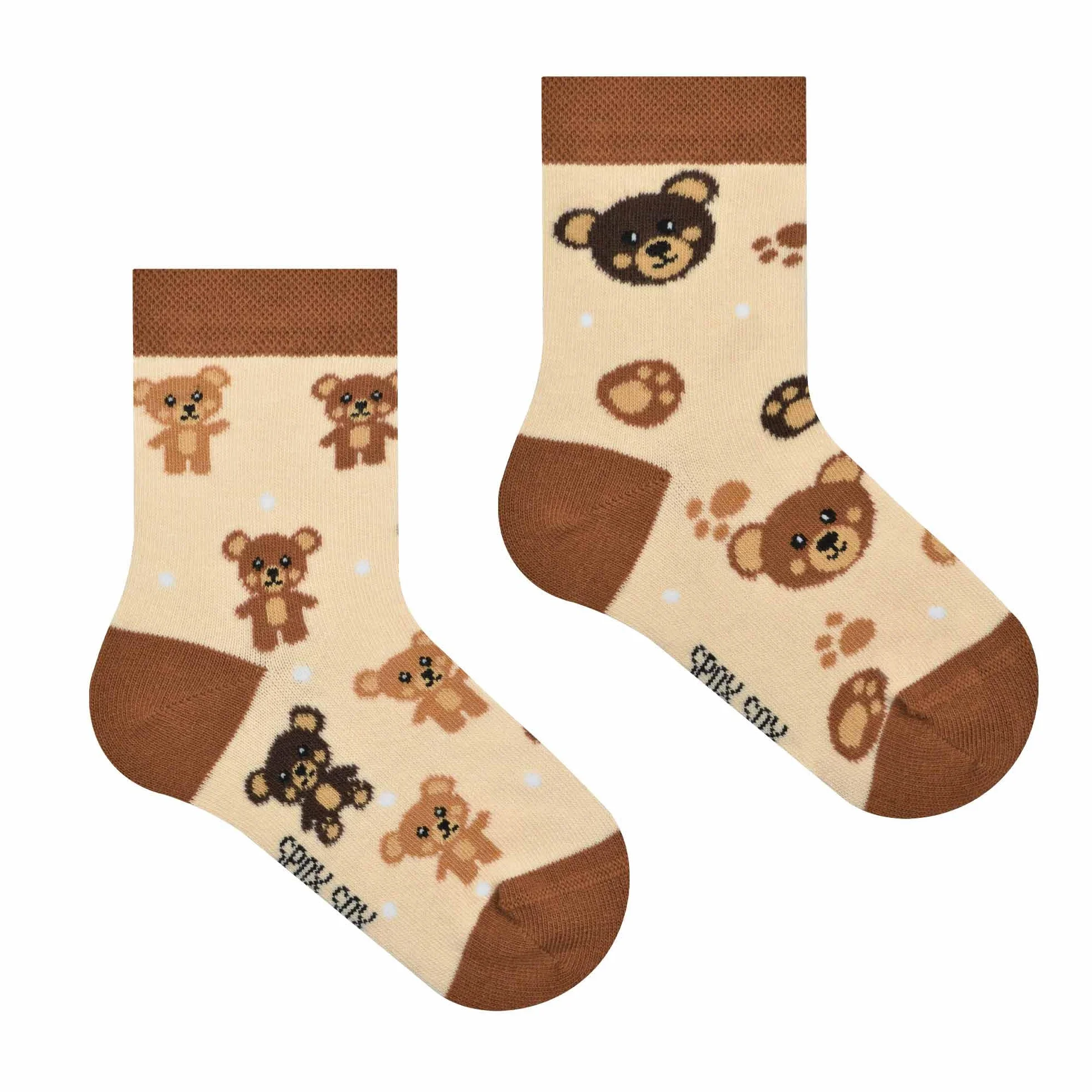 Spox Sox Casual Unisex – zabawne, szalone skarpety dla dzieci