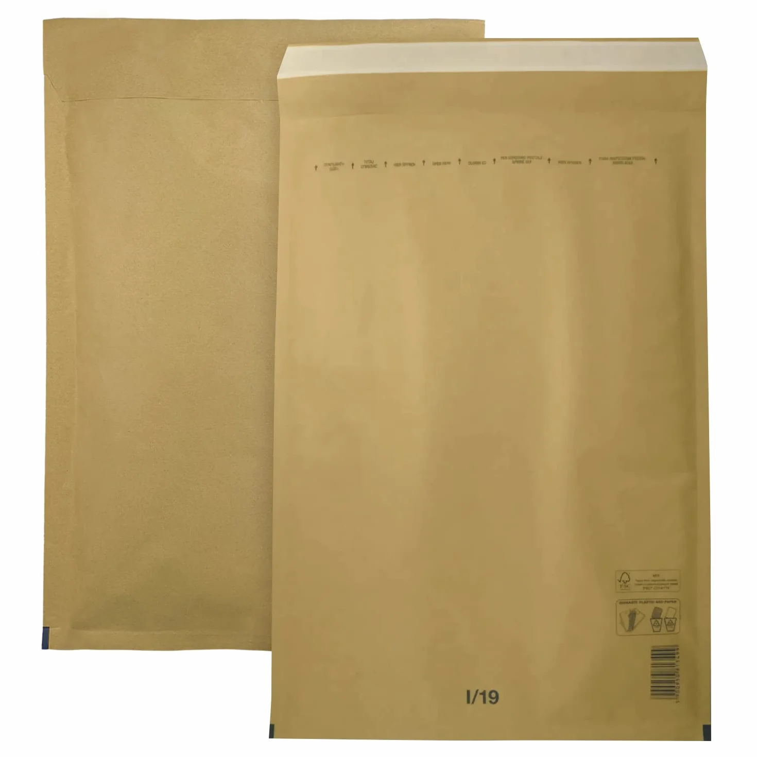 Netuno 10 szt. poduszka powietrzna torba wysyłkowa I9 320 x 455 mm brązowa torba bąbelkowa koperta koperta bąbelkowa koperta koperta tapicerowana koperta koperta wyściełana z recyklingu odporna na rozerwanie torba wysyłkowa z folii powietrznej