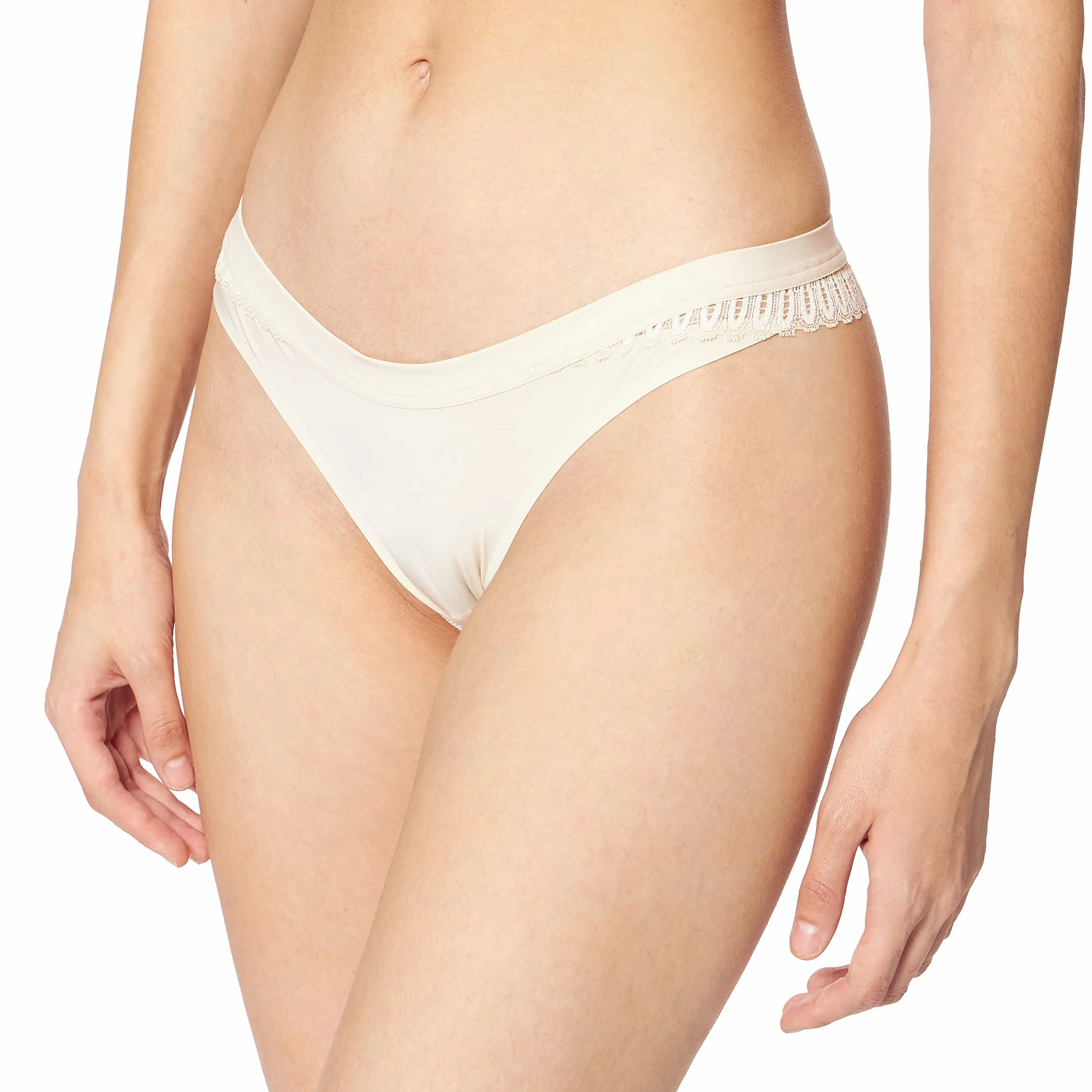 Triumph Bielizna damska Aura Spotlight High Leg stringi, Creamy Dream, 40