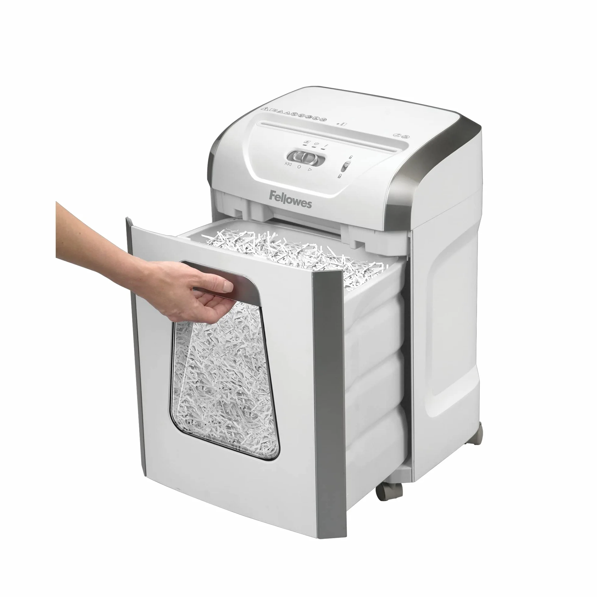 Fellowes Powershred Fs-12C 5020101 Niszczarka, Biały/Szary, 19 l