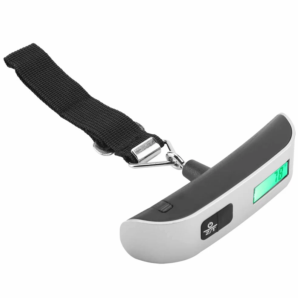 Waga bagażowa, mini LCD cyfrowa Elektroniczna waga bagażowa Wagi wiszące Podpora maks. Przenośna waga bagażowa o wadze 50 kg do podróży.