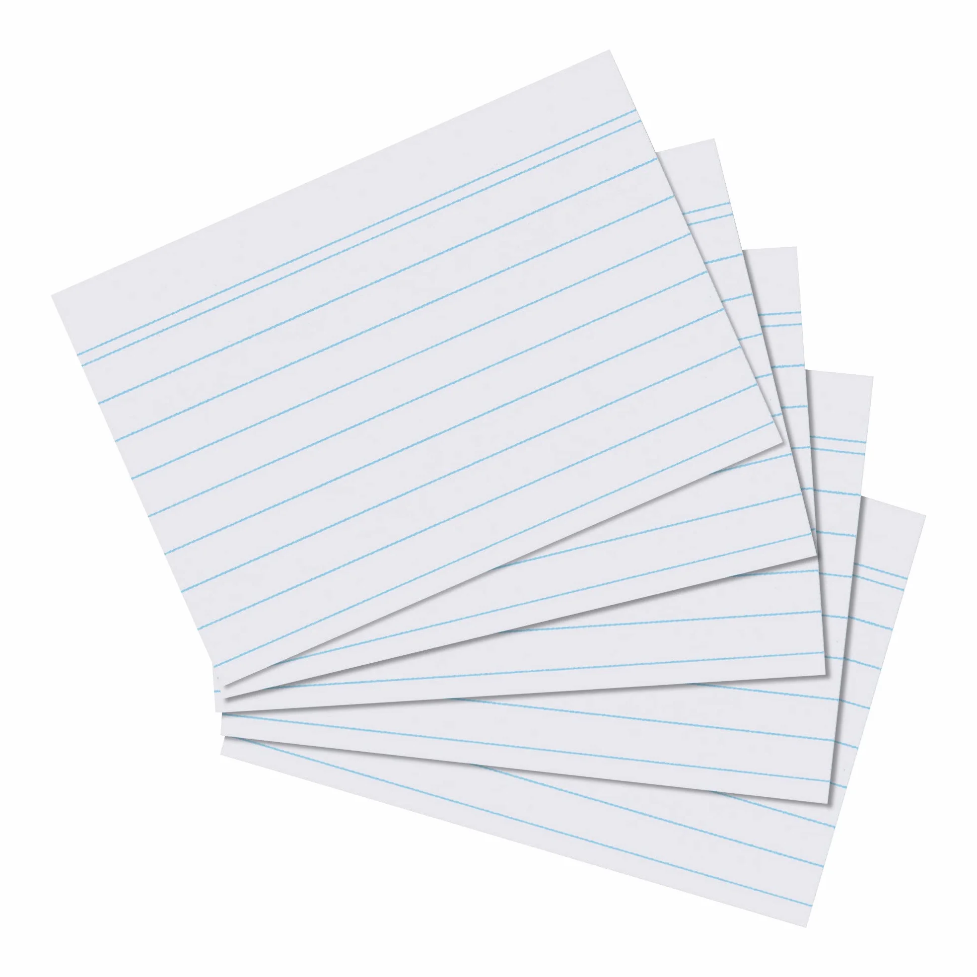 Herlitz 50041138 Fiszki A6, Biały