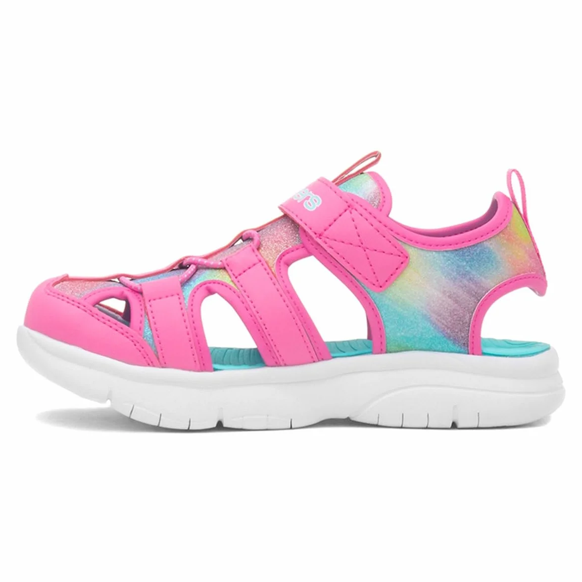 Skechers Dziewczynki Flex Splash Daylight ShimmerSandały sportowe