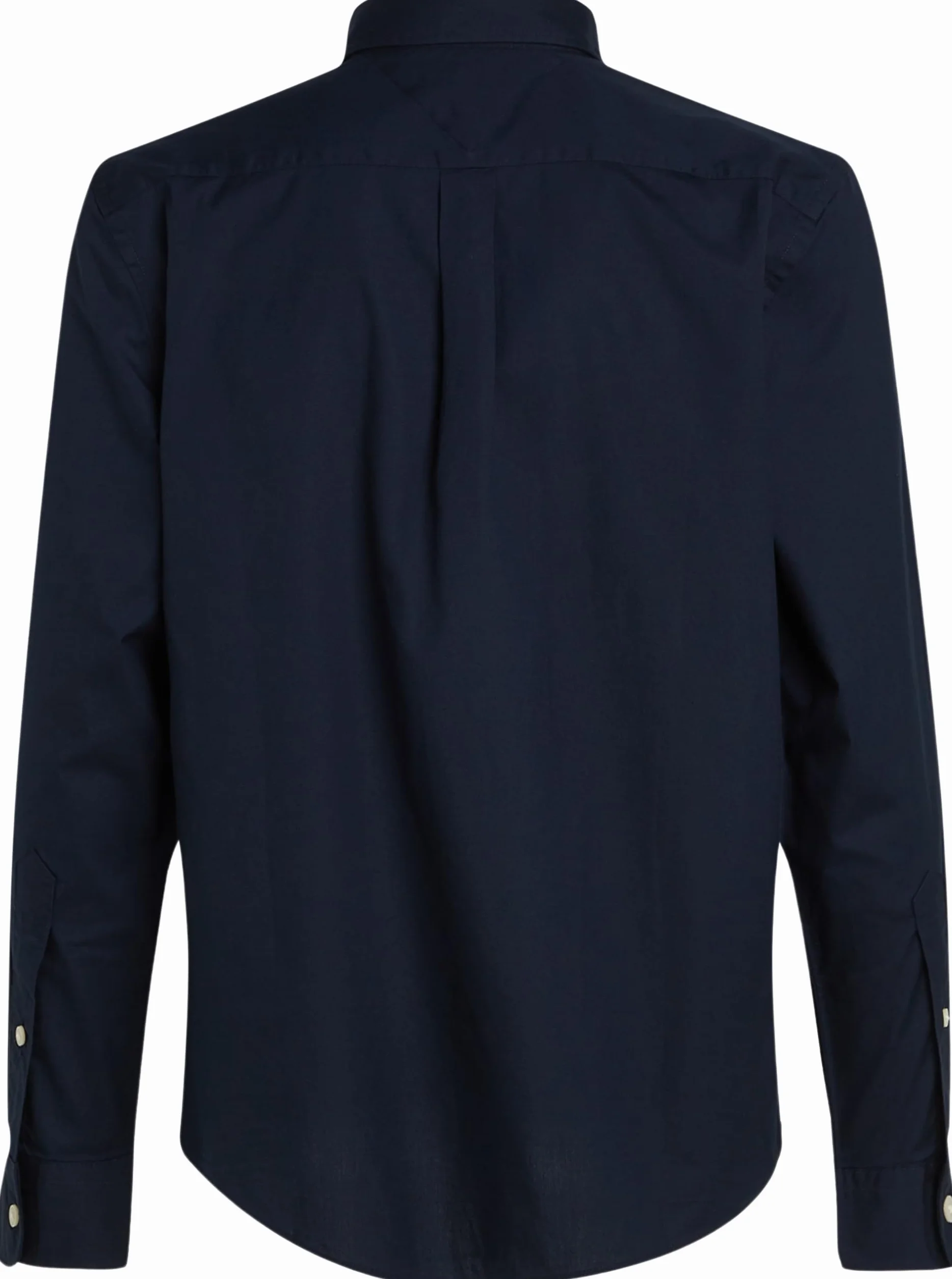 Tommy Hilfiger Męska koszula CORE Flex POPLIN Solid RF MW0MW39988 L/S, niebieska, L, Niebieski (pustynne niebo), L