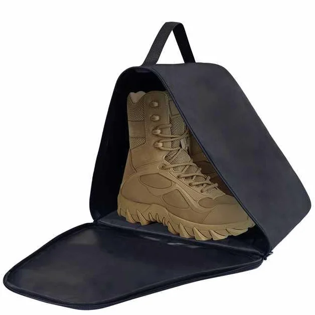 CampTeck U7239 Poliestrowa torba na buty trekkingowe unisex - błotnista, chodzenie, bezpieczeństwo, torba na buty robocze - czarna