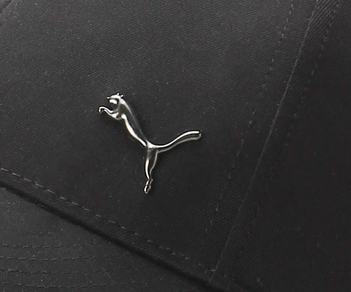 Puma Uniseks Metal Cat 21269 Czapka z Daszkiem, Czarny, M