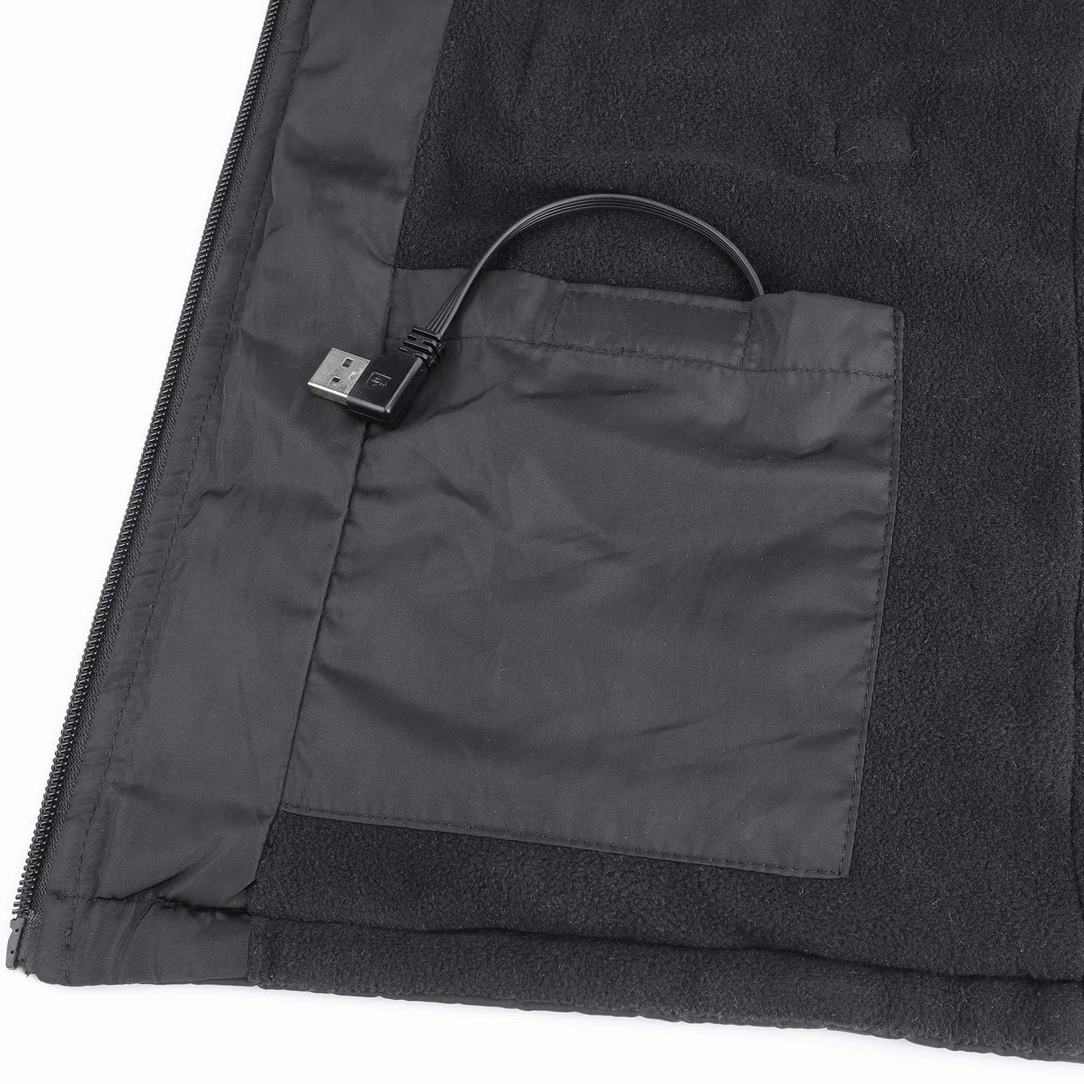 Ogrzewana kamizelka damska, ładowana przez USB, elektryczna ogrzewana kurtka z niezależnym ogrzewaniem z tyłu, kurtka grzewcza do aktywności na świeżym powietrzu, wędrówek, motocykli XL XL