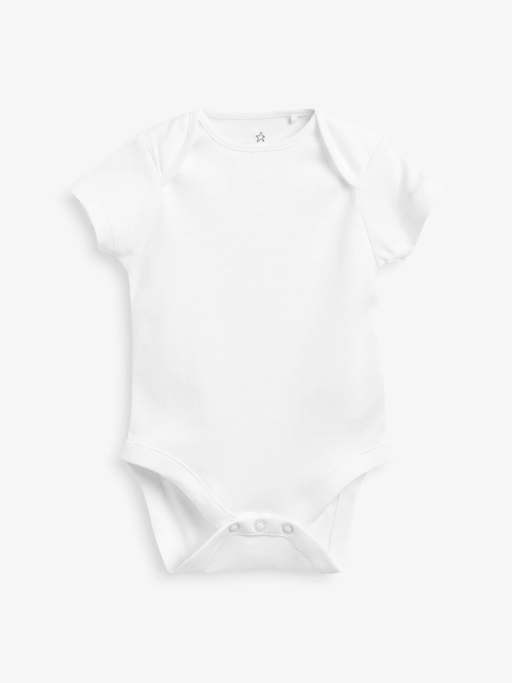 NEXT Noworodki unisex Zestaw 7 niemowlęcych body z krótkim rękawem