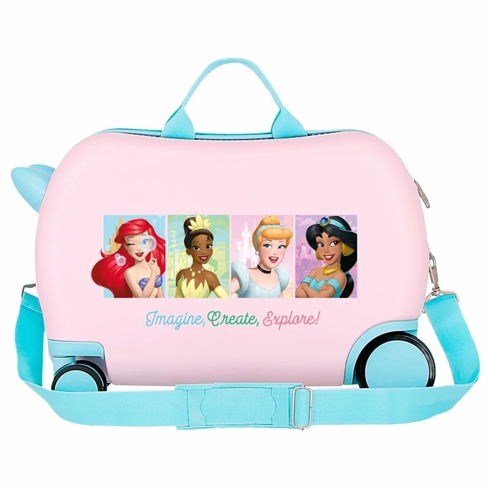 Joumma Disney Princess walizka dziecięca różowa 45 x 31 x 20 cm sztywna 1,8 kg zamek szyfrowy z boku ABS 1,8 kg 27,9 l bagaż podręczny, Różowy kolor, Talla única, walizka dziecięca