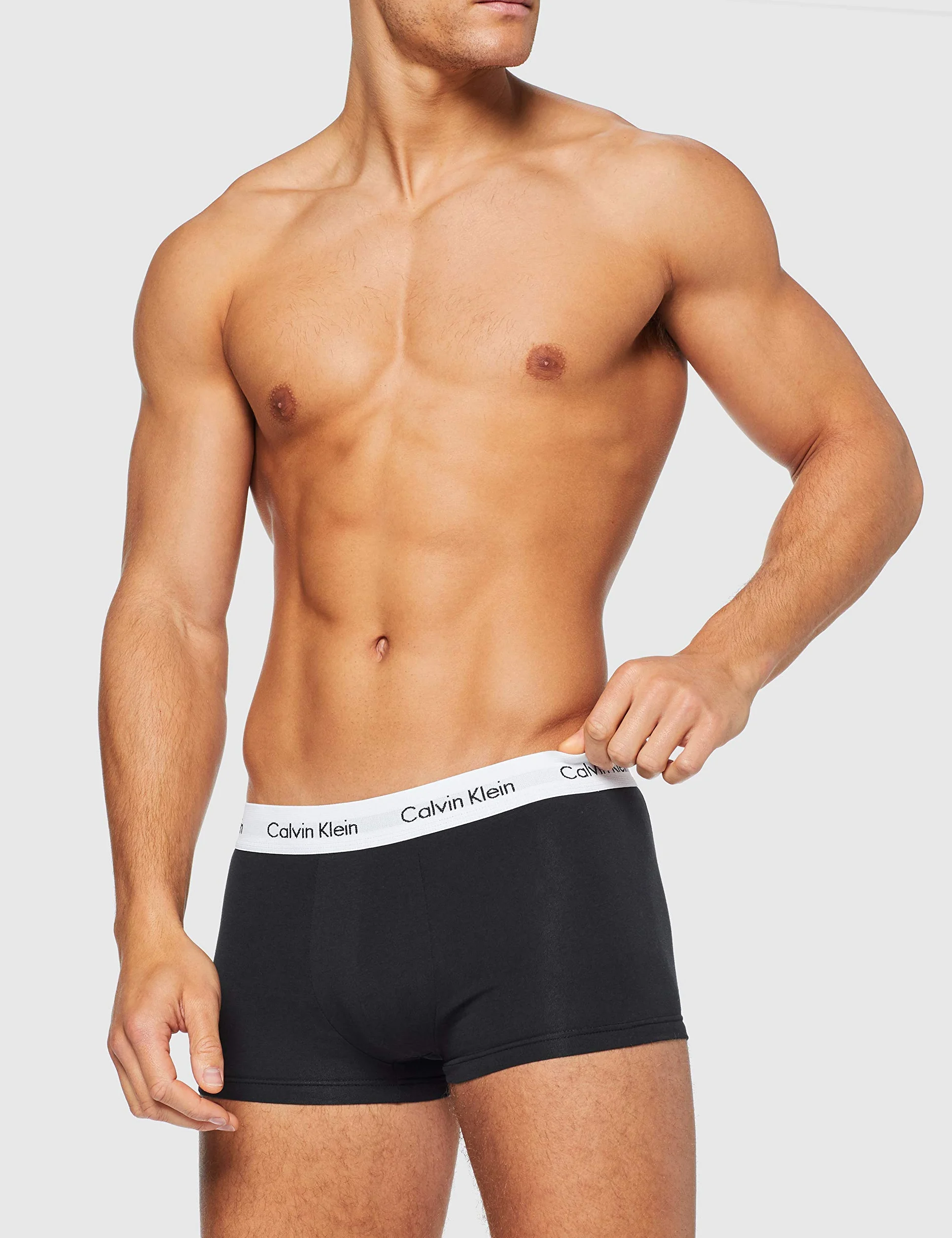 Calvin Klein Opakowanie 3 męskich bokserek z niskim stanem i rozciągliwą mikrofibrą NB4409