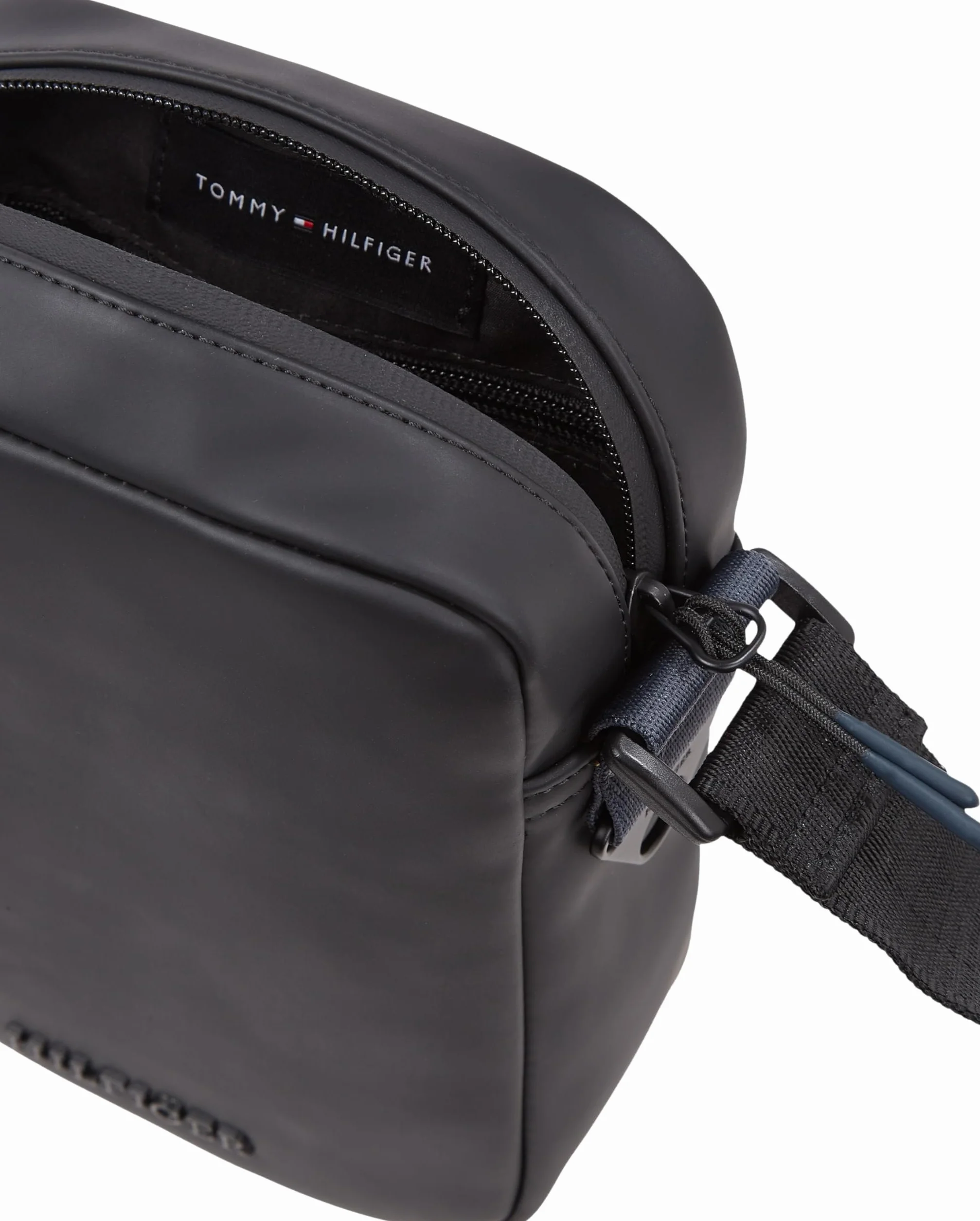 Tommy Hilfiger Th Seaonal Mini Reporter Am0Am13312, Crossover, Mężczyźni, Czarny (Czarny), Kość