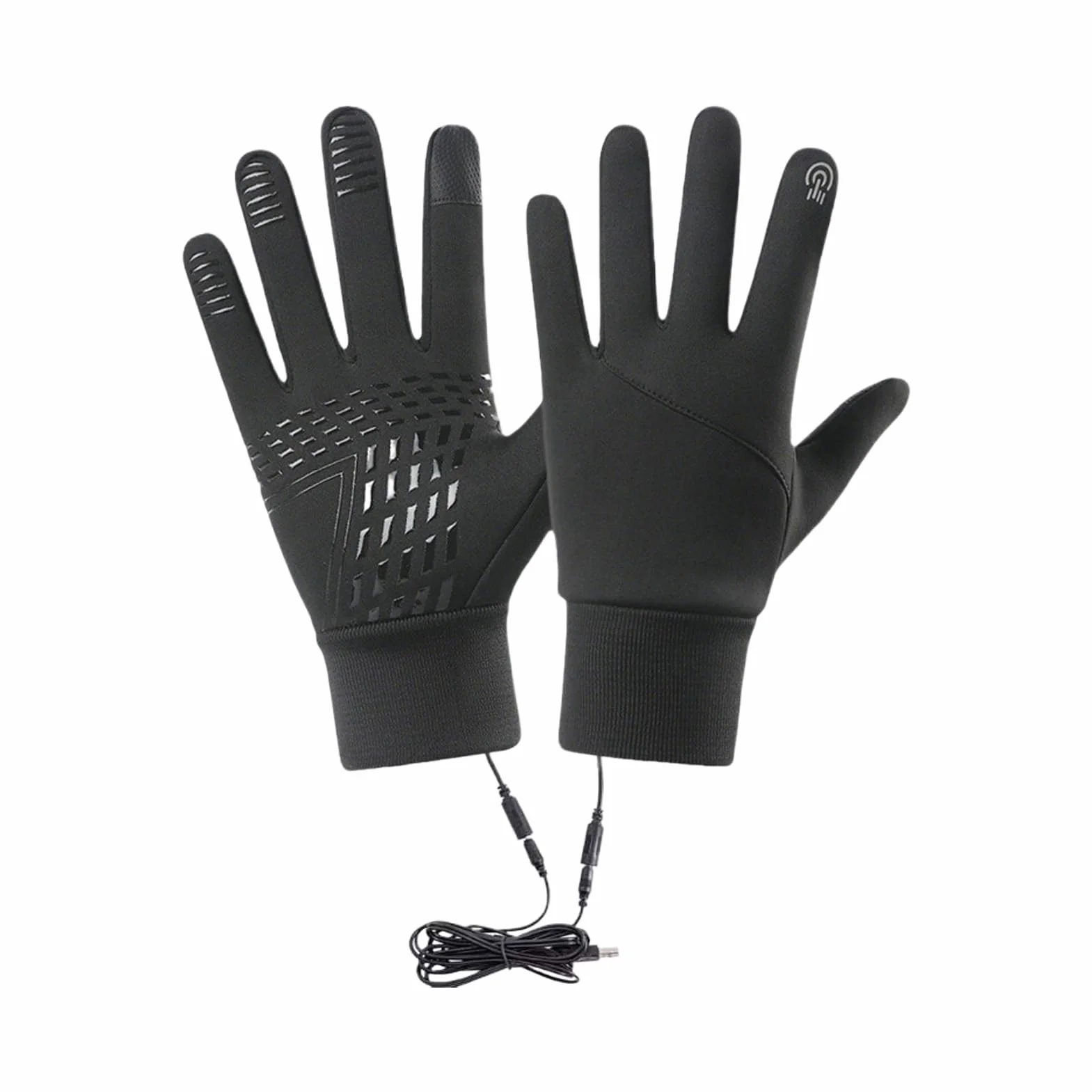 Rechargeable Heated Gloves, Zimowe rękawiczki do ekranów dotykowych, izolowane ogrzewanie, regulowane termiczne sterowanie, rozgrzewki ręczne do jazdy na nartach i snowboardzie, jazda na rowerze