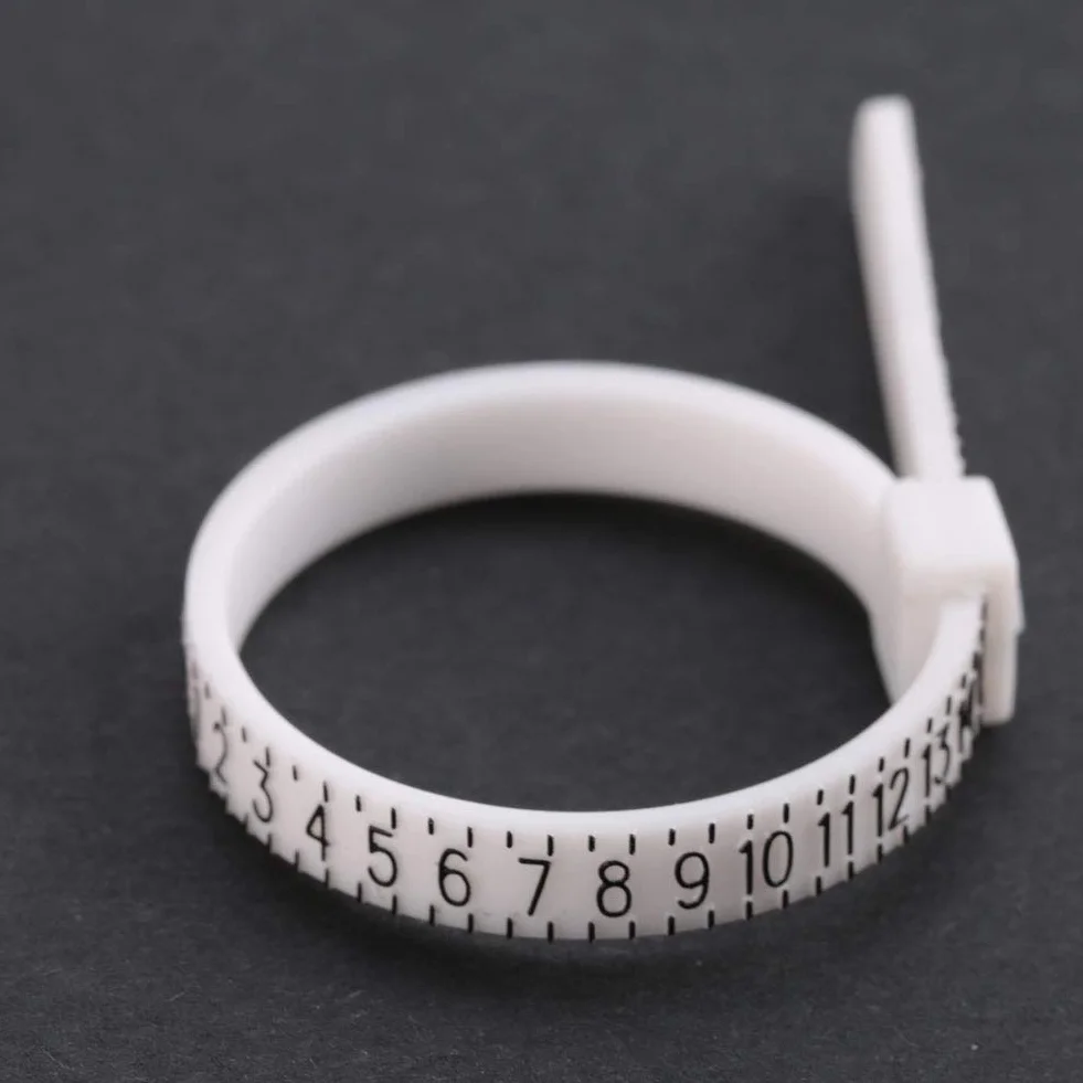 US Ring Sizer Measure, miernik rozmiaru pierścionka amerykańskiego do mierników z miernikiem, pałeczką na palec, testerem obrączek, regulowany palec – miernik rozmiarów w Wielkiej Brytanii i USA
