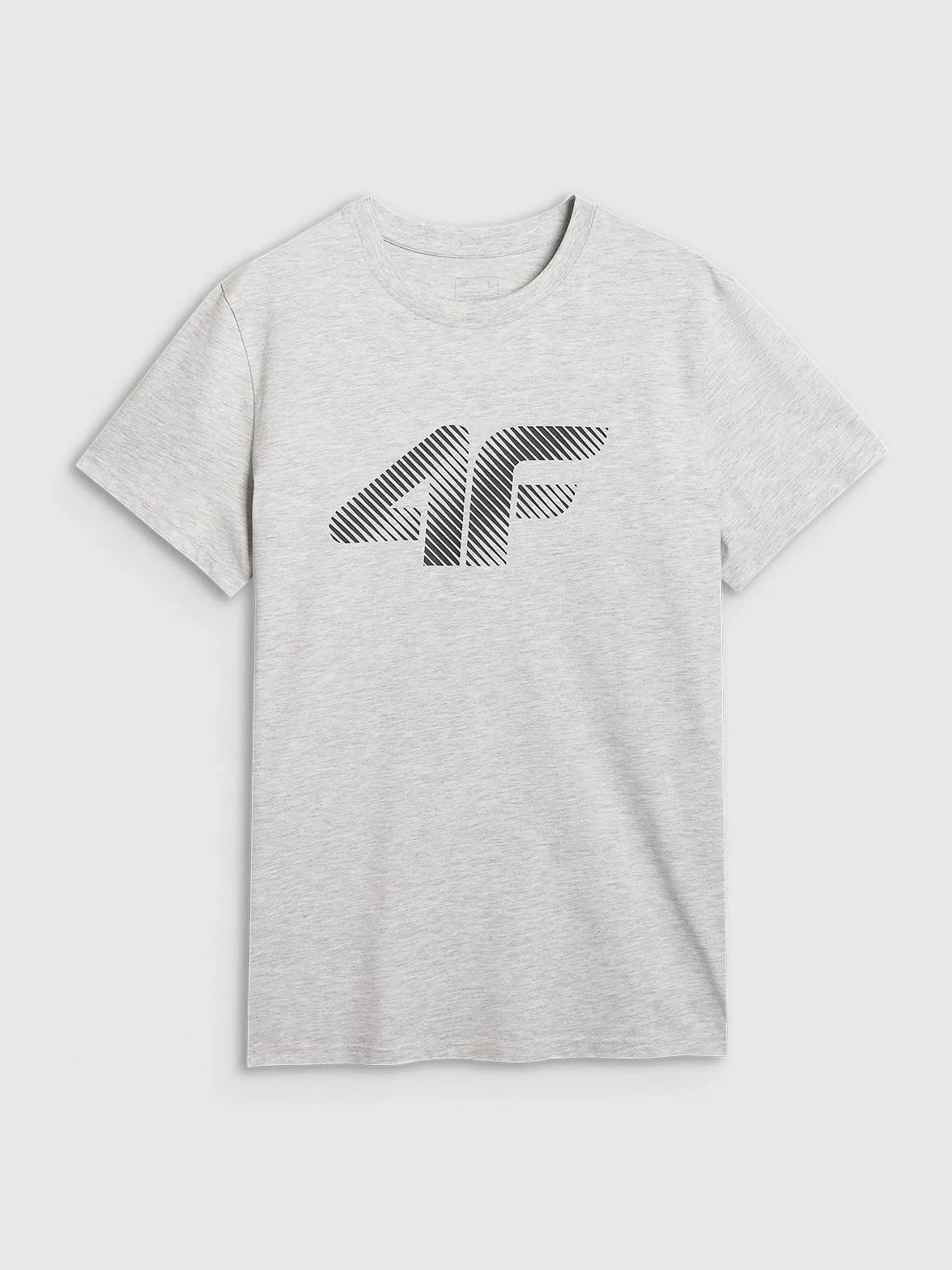 4F T-shirt regular z nadrukiem męski