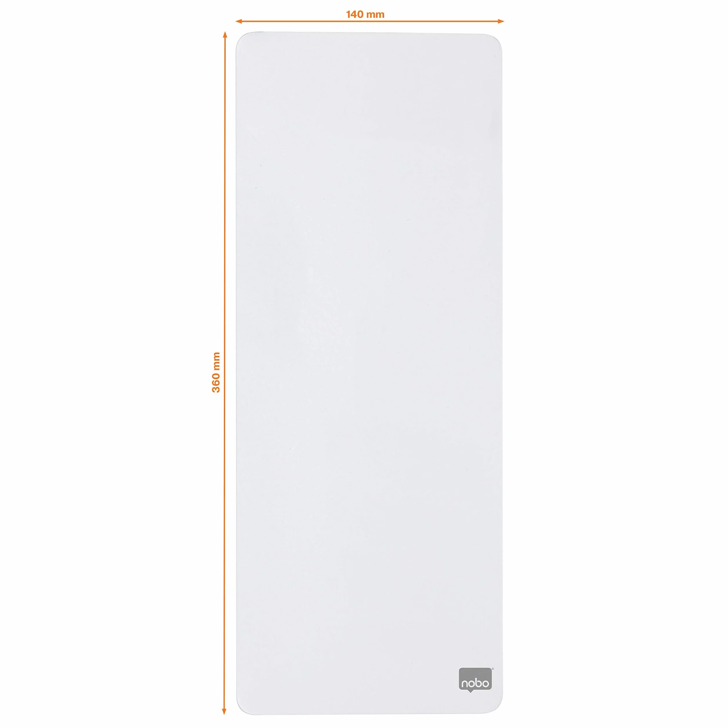Nobo 1903764 Magnetyczna Mini Tablica, Biały, 140 x 360 mm