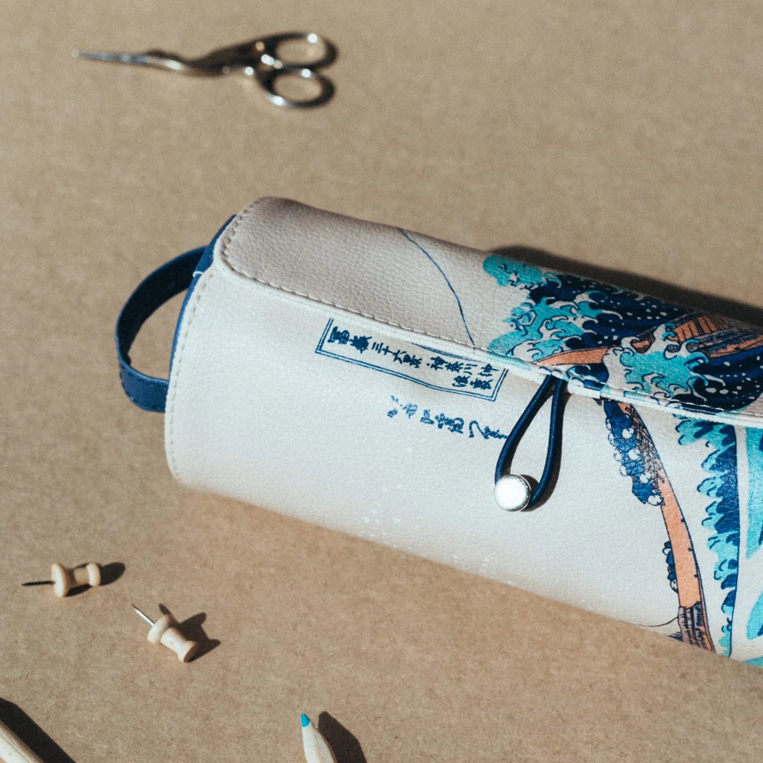 Grupo Erik Hokusai Etui na Ołówki Unisex, Hokusai, 20x8 cm EU