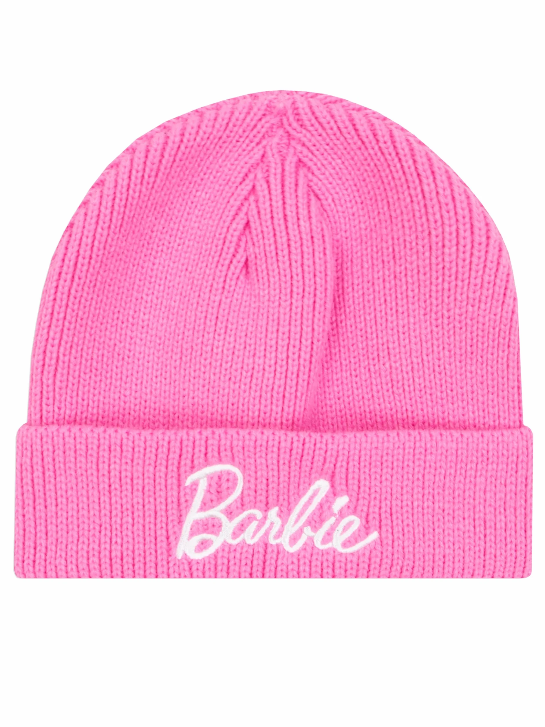 Czapka Barbie | Dziecięca Czapka Beanie | Czapki Dla Dziewczynek | Zimowe Czapki I Nakrycia Głowy Dla Dziewczynek | Rozmiar Uniwersalny Różowa