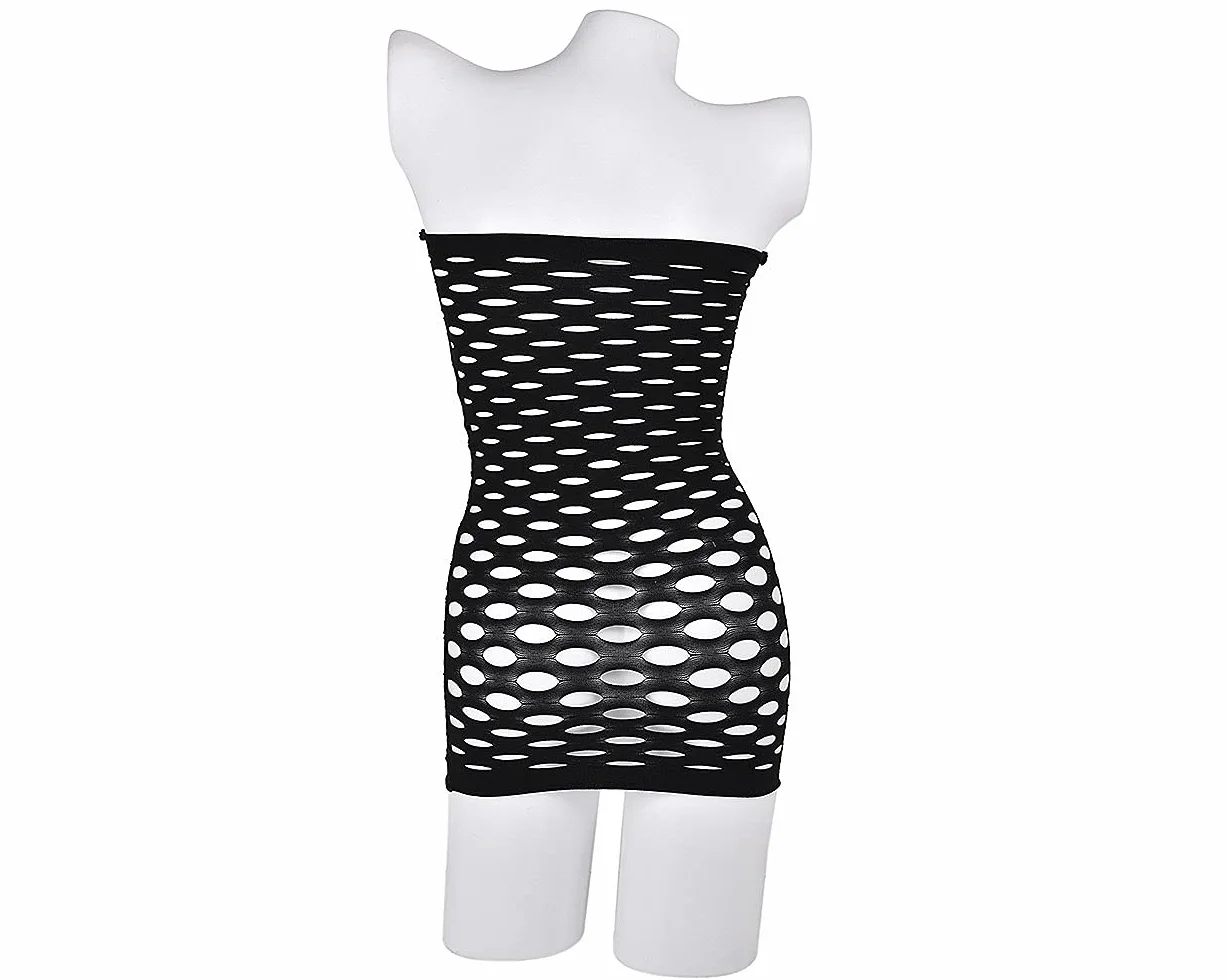 ds. distinctive style Fishnet damska bielizna nocna, bez ramiączek, rozmiar uniwersalny, dla kobiet