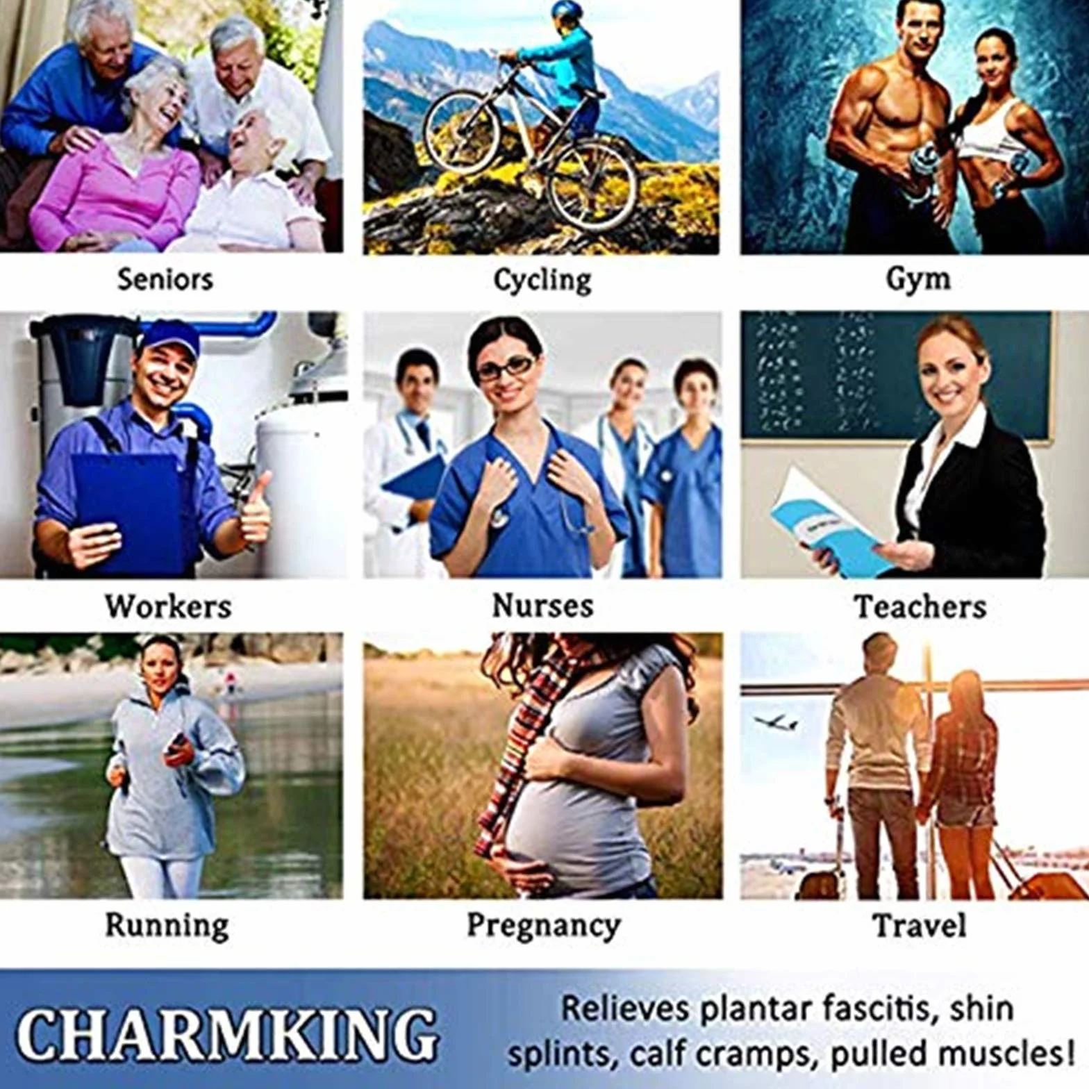 6 par skarpet kompresyjnych 20-30 mmHg dla mężczyzn/kobiet regeneracja pielęgniarka bieganie macierzyństwo ciąży lot podróż medyczne zdrowie sport, 3, L-XL
