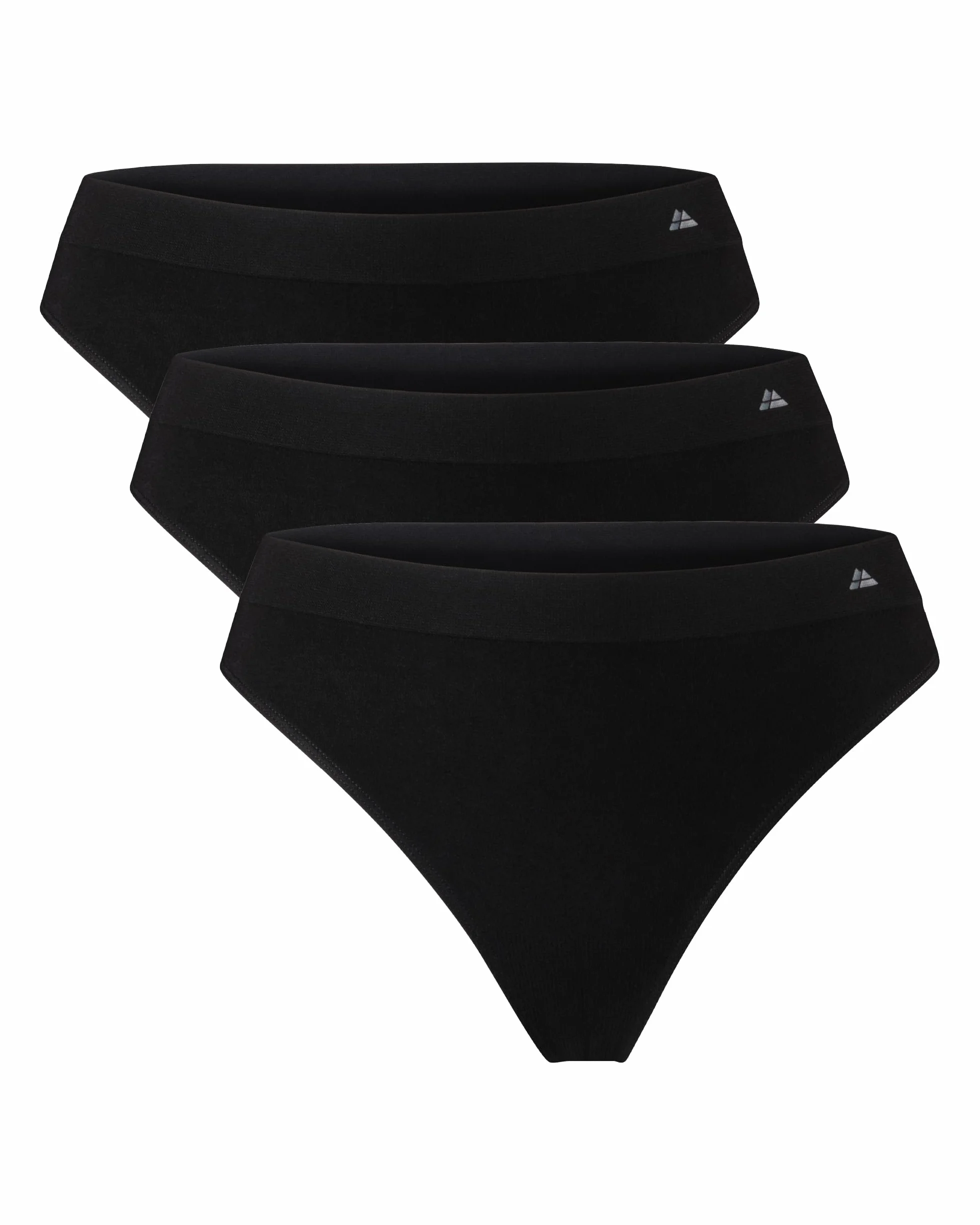 DANISH ENDURANCE Stringi Damskie, Bawełniane, Organiczne Materiały, Wielokolorowe, 3-PACK