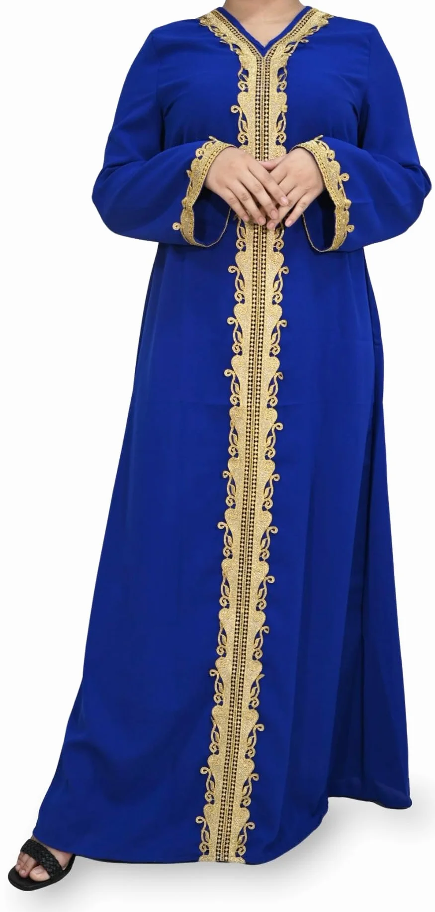 Royal Blue Djellaba Dla Kobiet