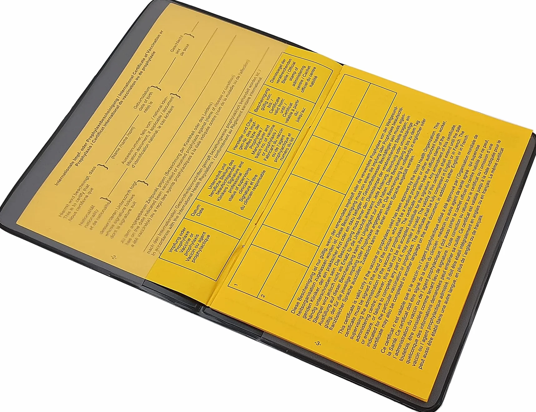Etui ochronne na paszportszczepień, międzynarodowa karta szczepień, książeczka szczepień, etui na paszport, od daty wydania 2005, 2 przegródkami, Made in Germany, Fioletowy metaliczny, Einheitsgröße