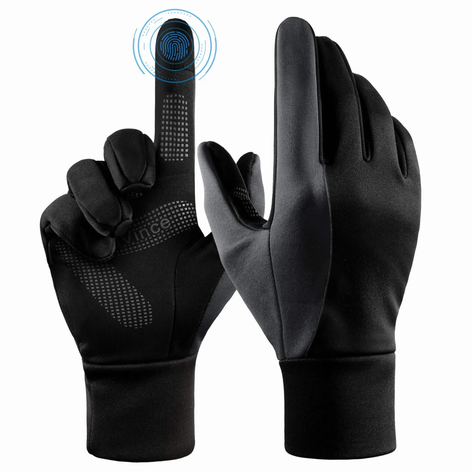 FanVince Gloves Men's Winter Work Gloves Winter: Cycling Gloves Thermal Gloves Women's Winter Gloves Touchscreen Thermal Waterproof Cycling Man Running Gloves