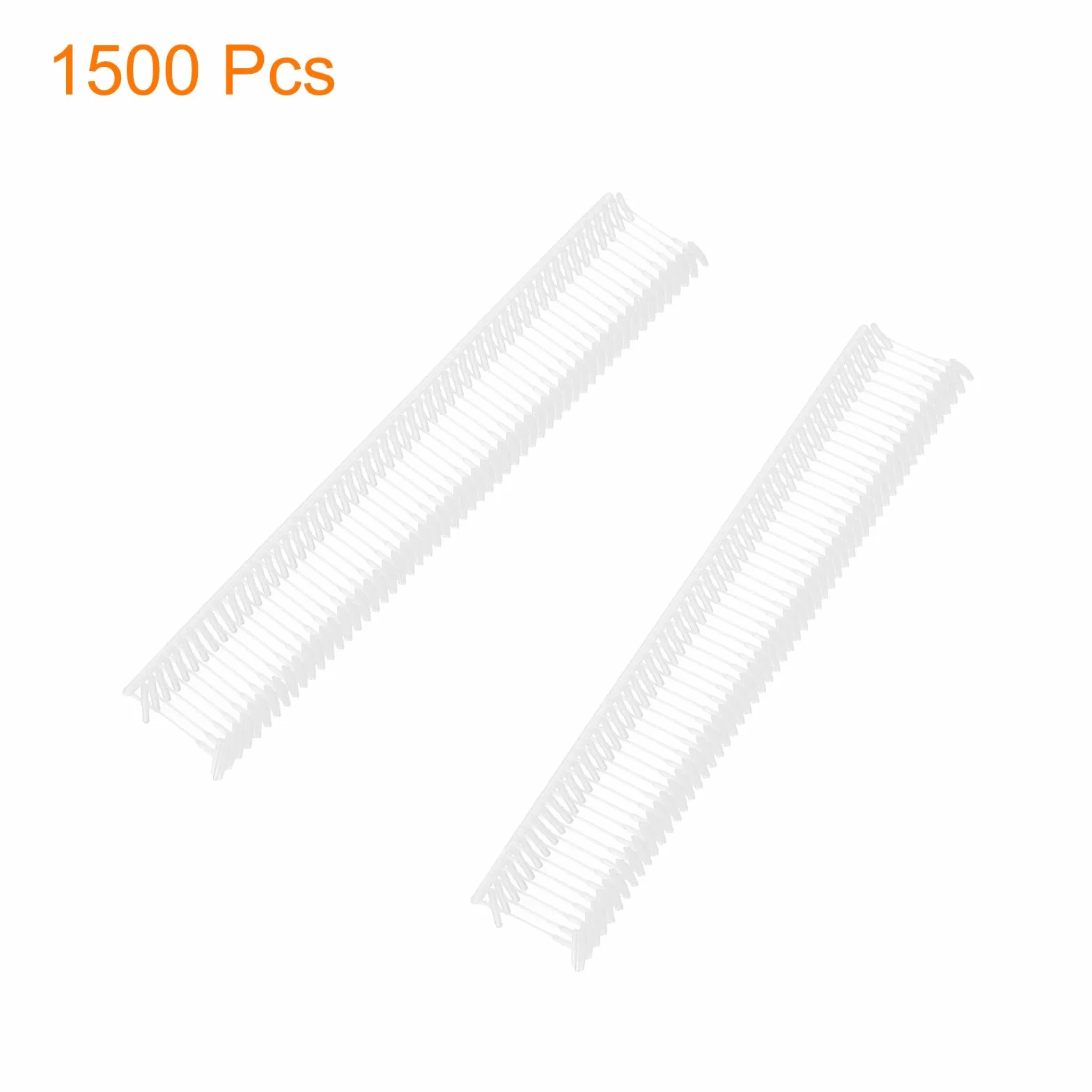 QUARKZMAN Standardowe zapięcia do etykiet, tworzywo sztuczne, regularne, standardowe, do etykietowania w cenie odzieży, Barbs 12 mm, opakowanie 1500 szt. białe