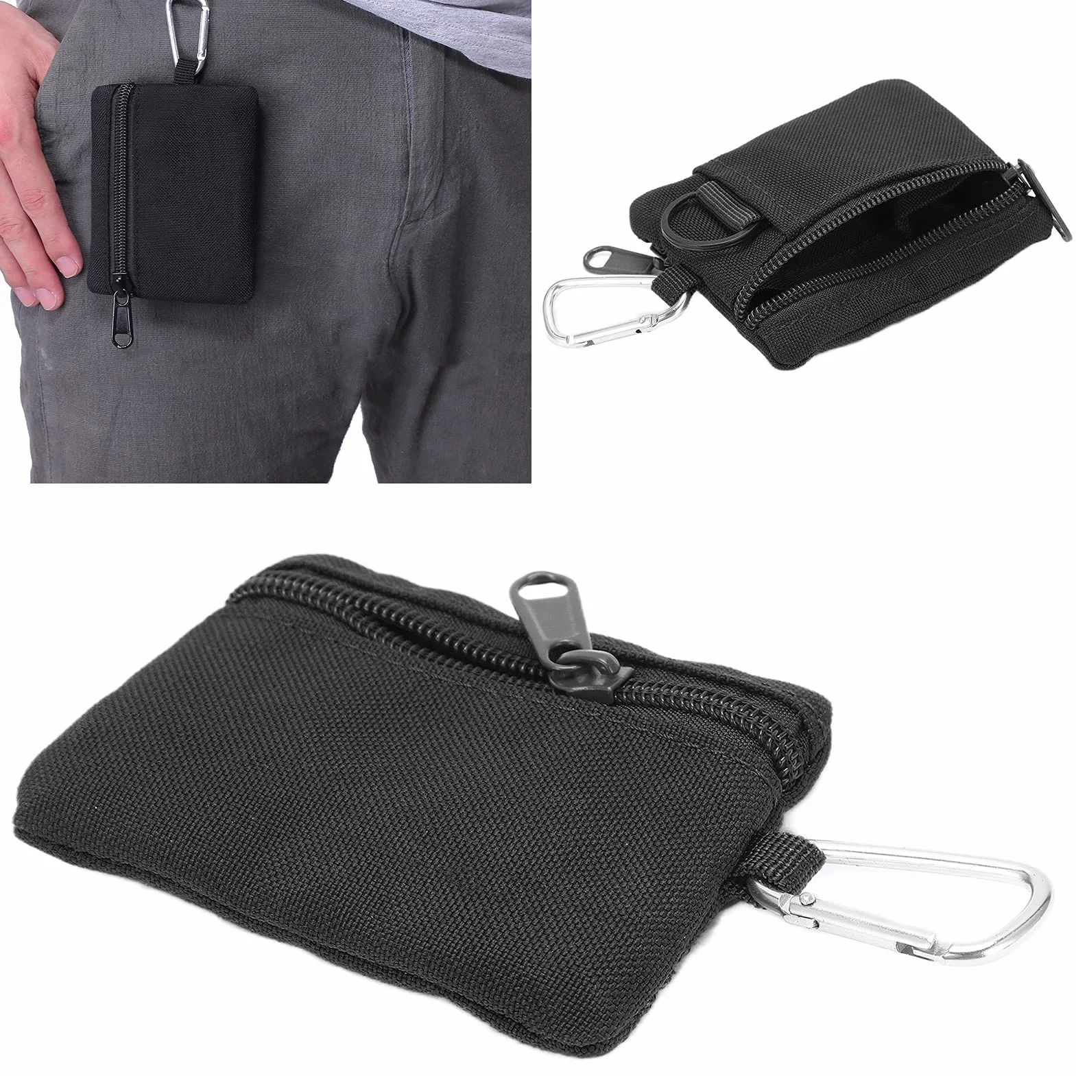 EDC Molle Etui, Outdoor EDC Molle Etui Portfel Mini Przenośne Etui na Klucze Karty EDC Etui Torba Portmonetka z