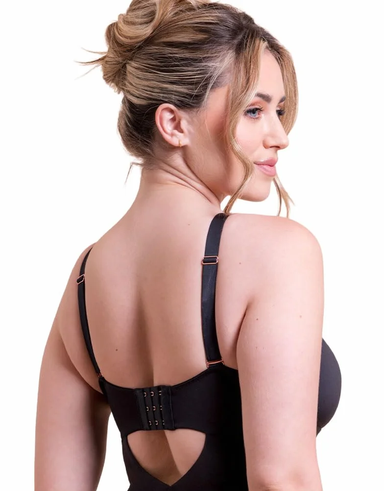 Scantilly Indulgence damska bielizna ze streczu, koronka, czarna/latte, L, Czarny/Latte, L