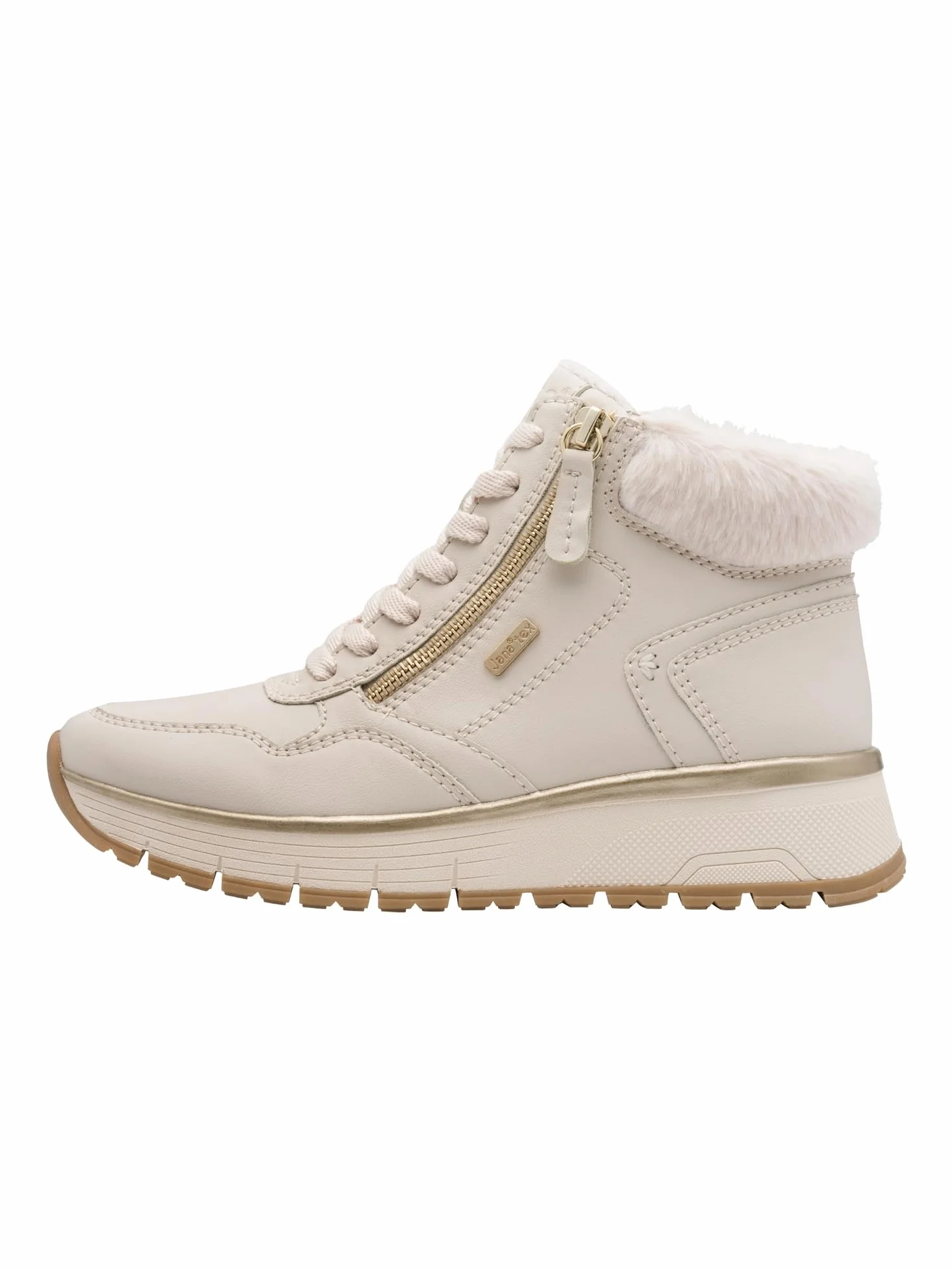 Jana Kobiety Jana Damen Lace Boot Flat Tex + VeganModa — buty