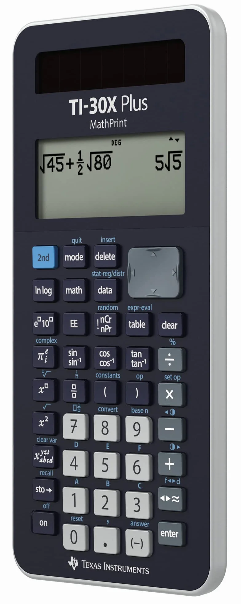 Texas Instruments TI-30XPLMP Kalkulator Naukowy, Czarny, 18,4 x 8 x 1,6 cm