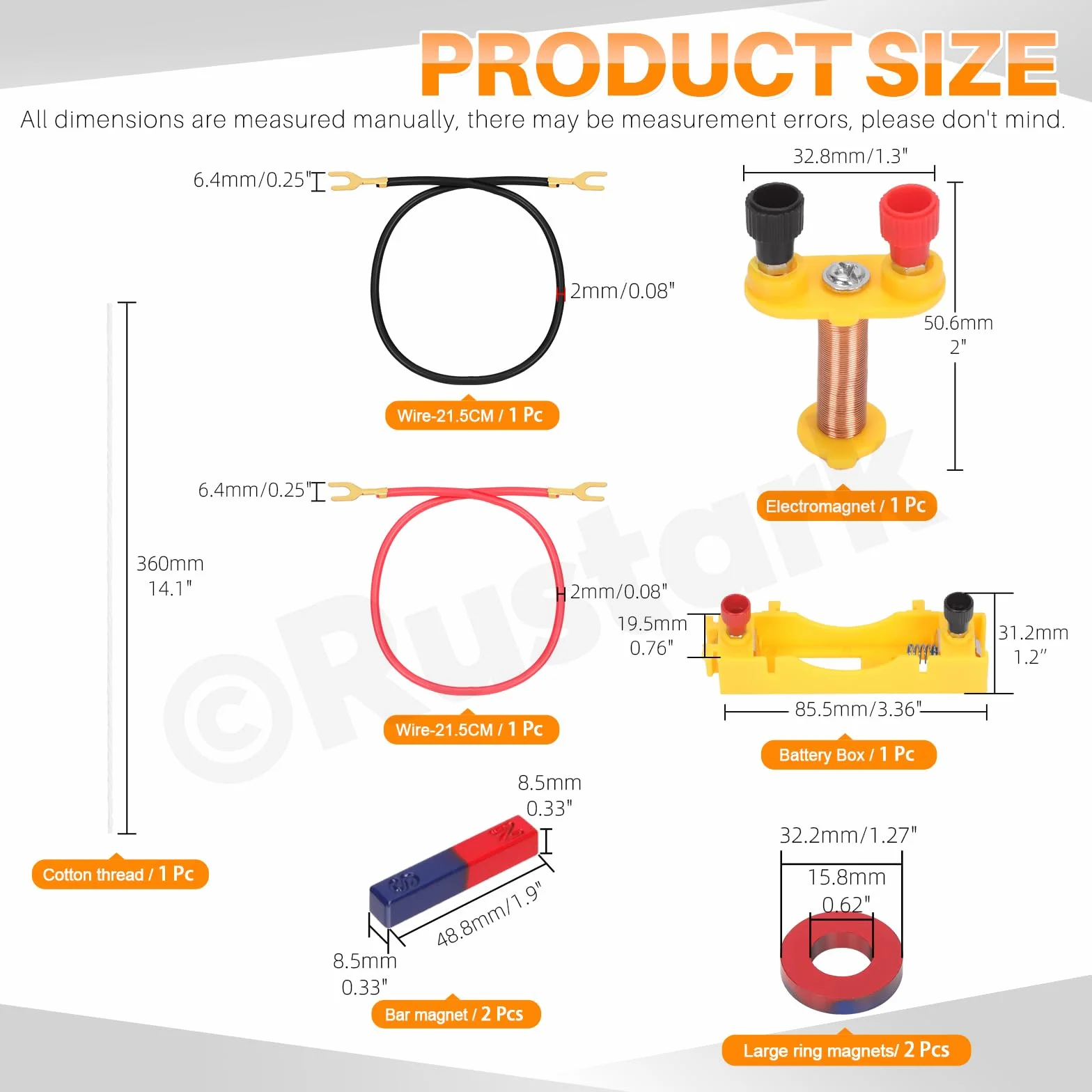 39 sztuki Eksperyment z Magnesem Fizycznym, Fizyka Zestaw do Eksperymentów z Elektromagnesem Laboratoria Naukowe Zestaw Magnetyczny Physics Science Magnets Kit dla Narzędzia Edukacyjne