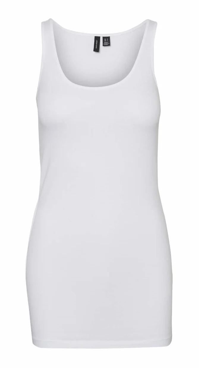 VERO MODA Top Kobiety Vmmaxi My Soft Long Tank Top Ga 3pack (3 w zestawie)