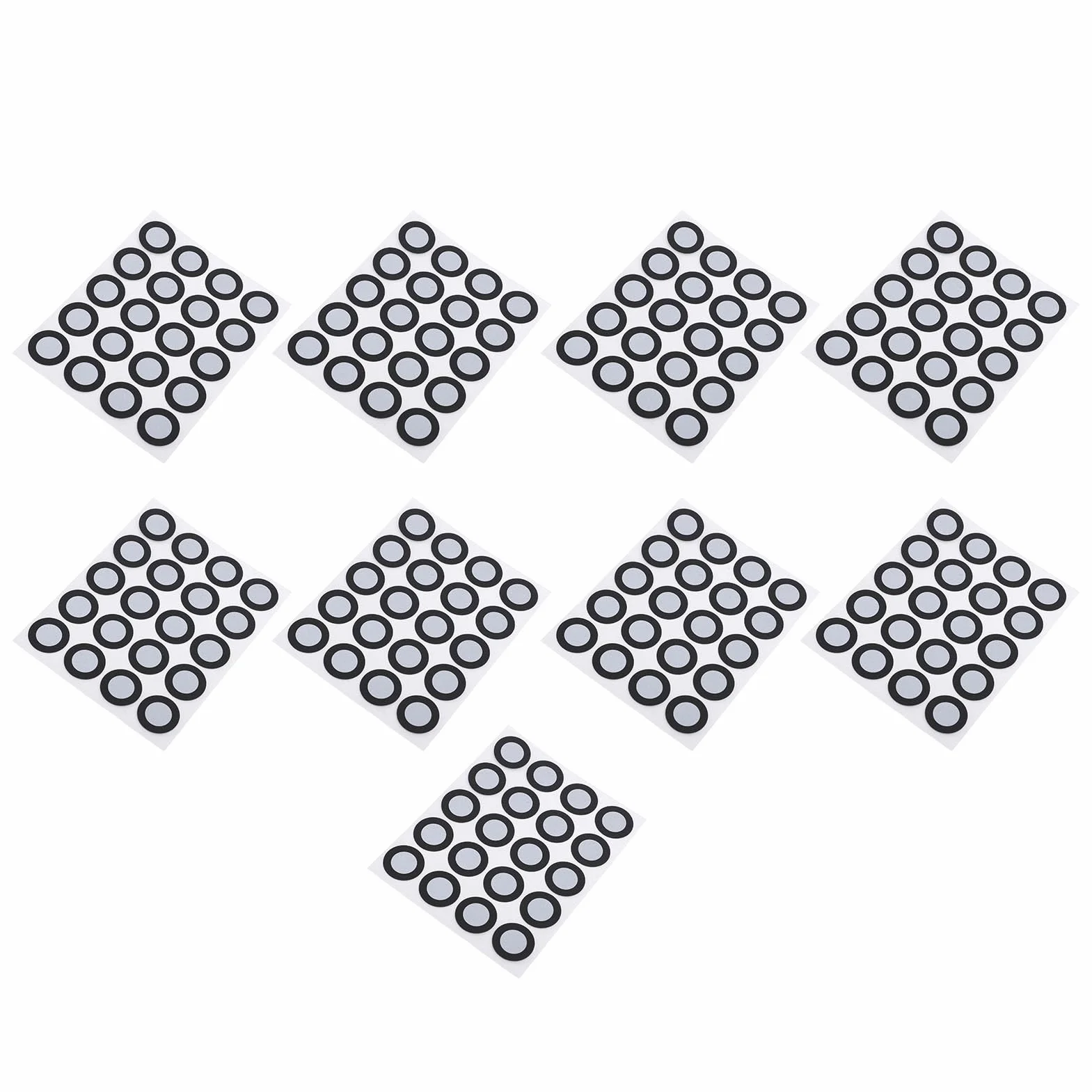 Markery do Skanowania 3D do Skanera 3D, Dokładne Punkty śledzące o średnicy Wewnętrznej 12 Mm i średnicy Zewnętrznej 19 Mm, Znaczniki Punktów Referencyjnych 200 szt., Odbicie