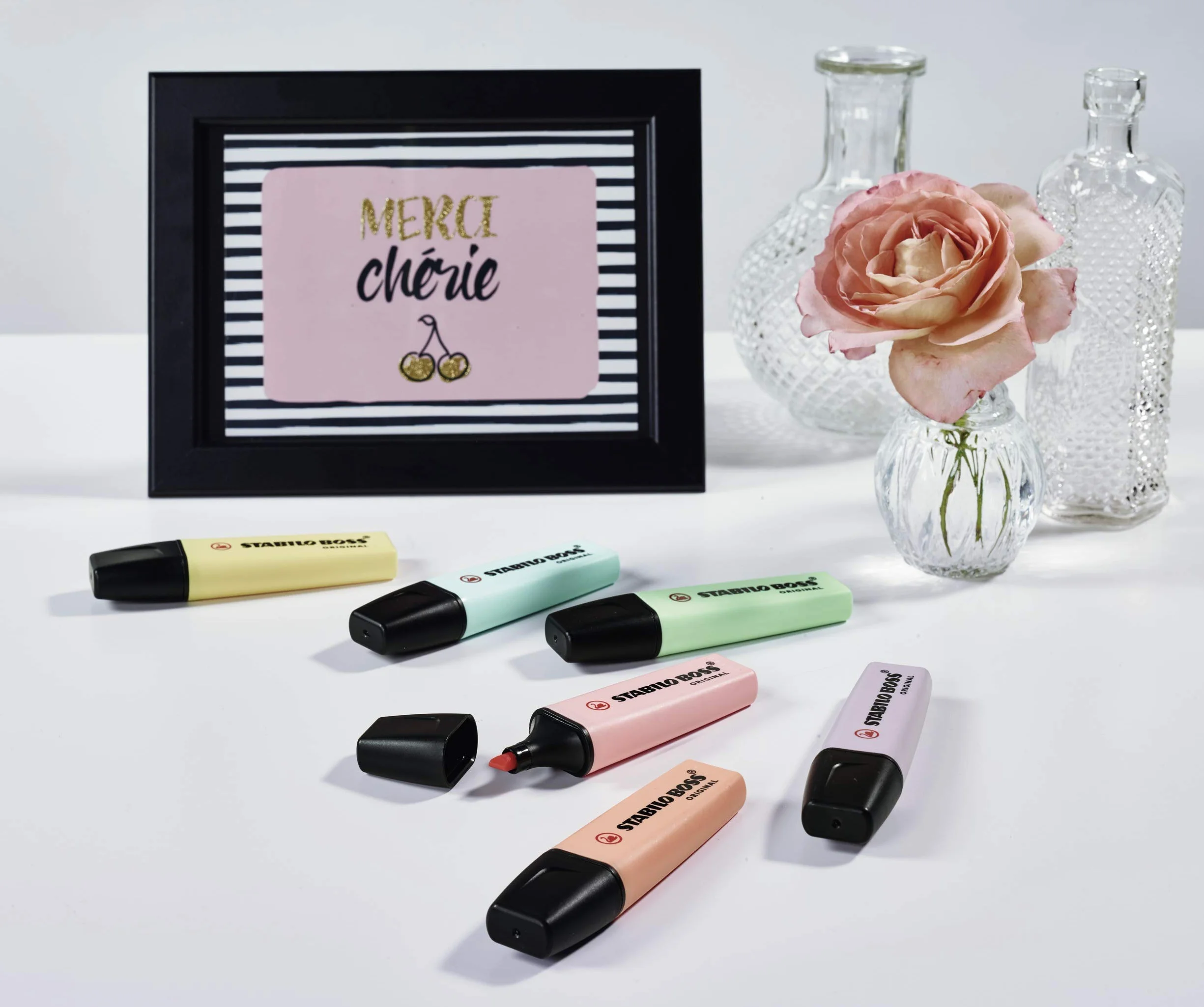 Zakreślacz - STABILO BOSS ORIGINAL Pastel jedna sztuka - kolor: pastelowy żółty