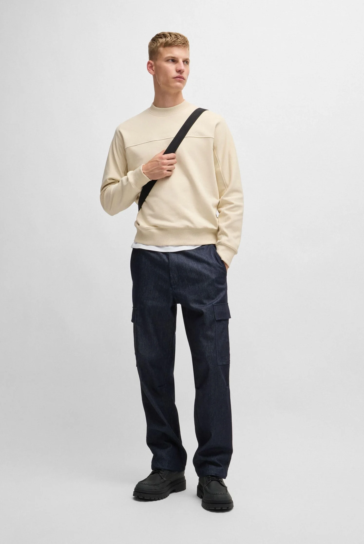 BOSS Męski naturalny, otwarty biały 131, XXL, Open White131, XXL