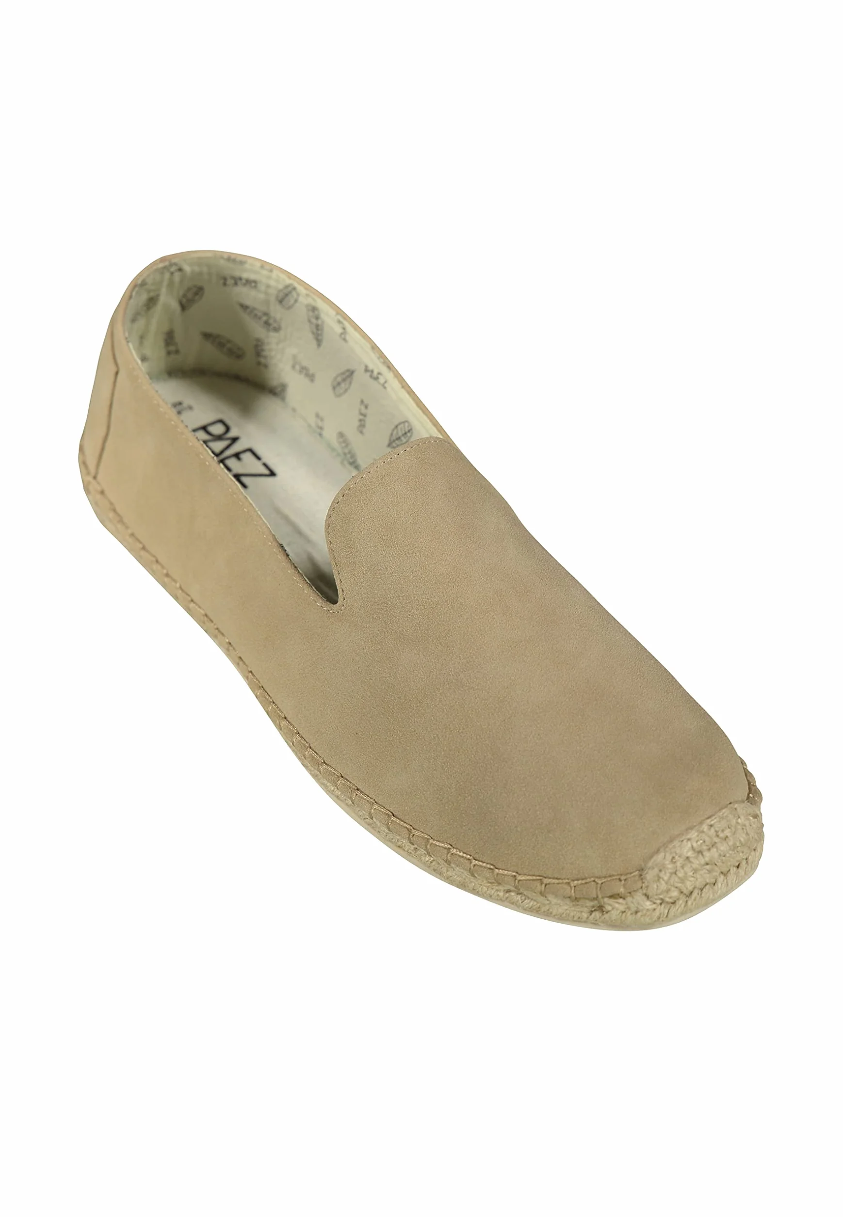 Paez Męskie mokasyny Moc High Vegan Suede Burnt Marrón, 40 EU, brązowy, 40 EU
