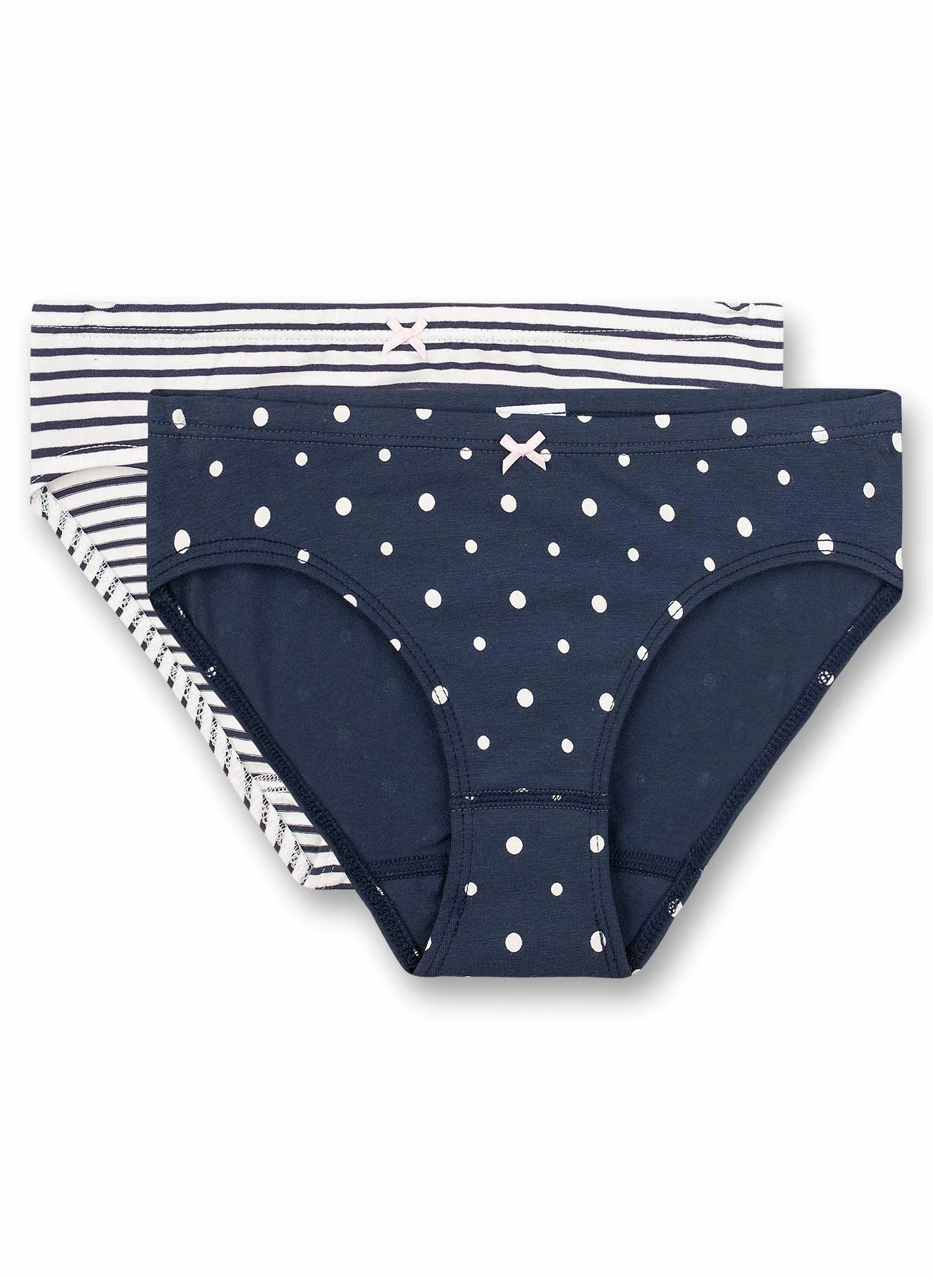 Sanetta Krótkie Dziewczynki Rioslip Im Doppelpack Blau