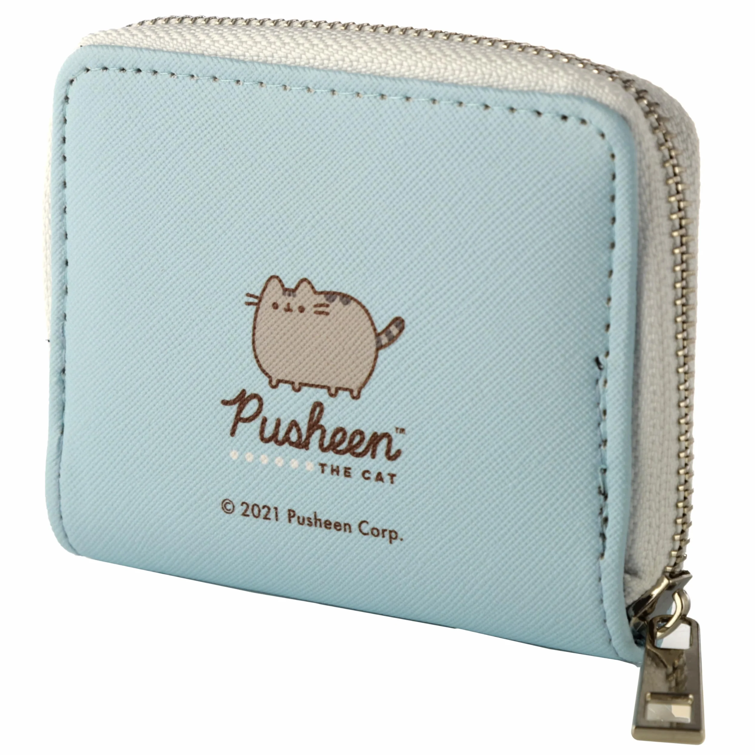 Pusheen Foodie Cat Zip Around Small Wallet Purse