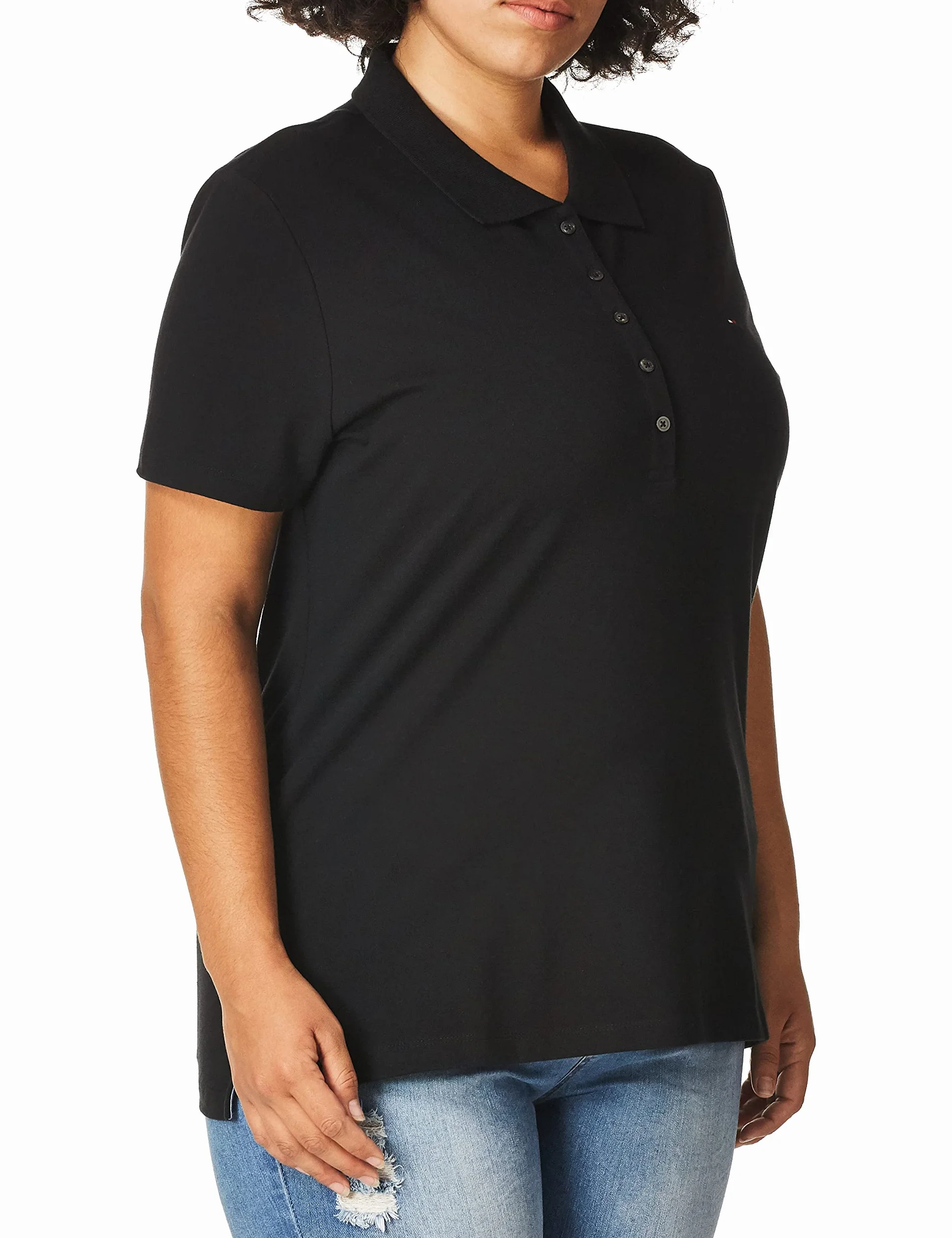 Tommy Hilfiger Koszulka polo damski SS CORE PIQUE POLO - SOLID