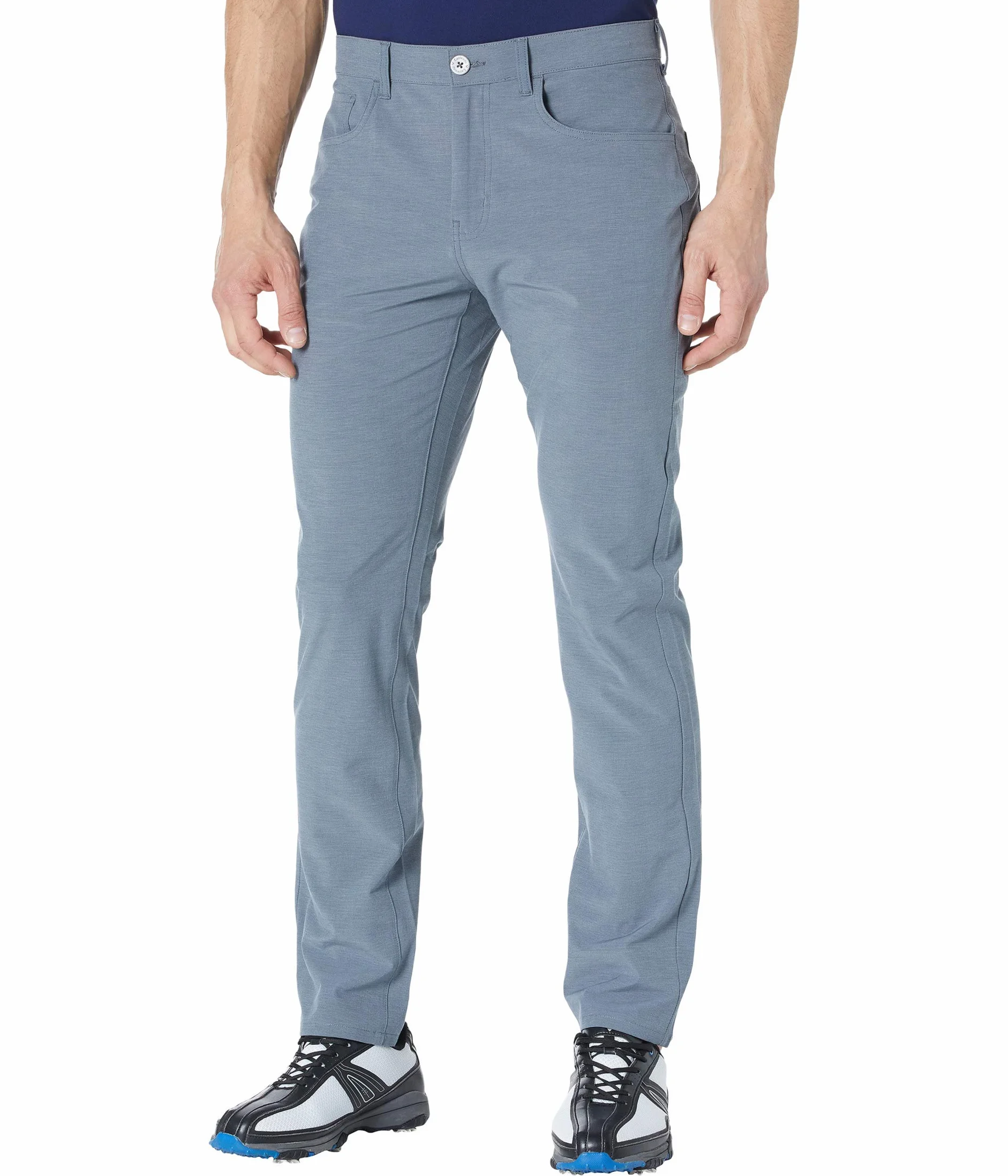 Callaway Męskie nowe poziome spodnie Tex Dk Grey Heather 32W / 30L