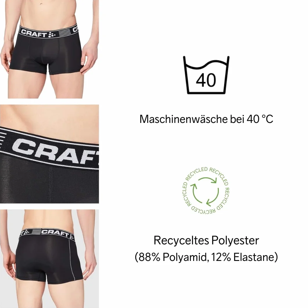 Craft Greatness Biker Bokserki męskie, spodenki rowerowe (rozm. S-3XL), oddychające spodnie rowerowe, wyściełane, XL