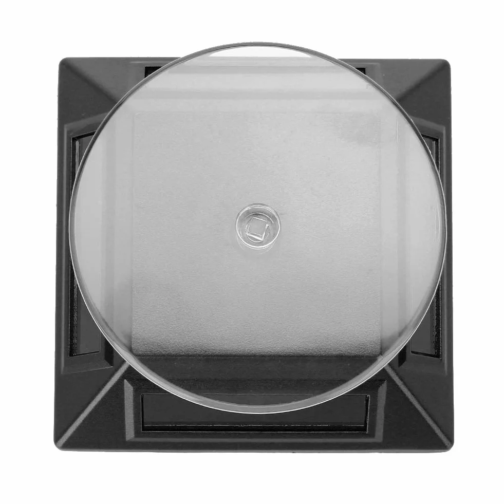 Solar Gramofon Obrotowy Stojak 360 °, Stojak Solarny Gramofon Obrotowy Zegarek Telefon Stojak na Biżuterię, Biżuterię Spinner Watch Hobby Collection Półka(czarny)