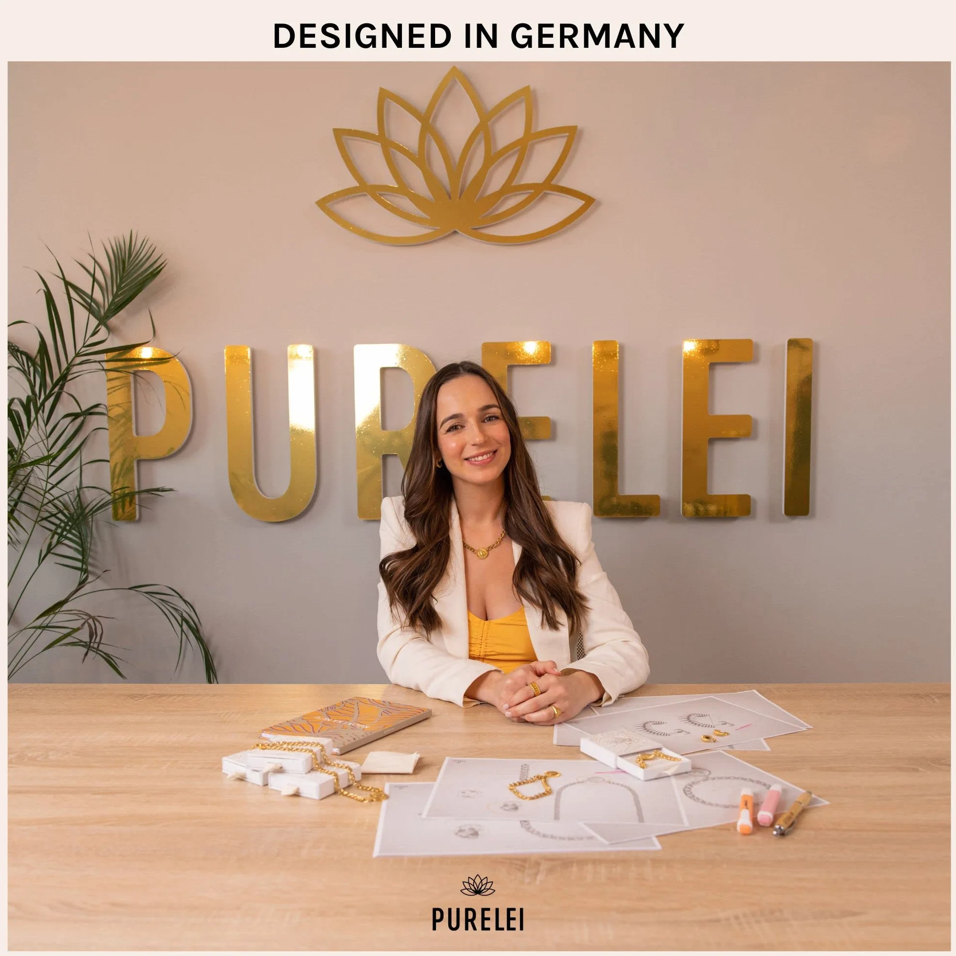 Purelei® Surfer (złota, srebrna), męska bransoletka z tkaniny i stali nierdzewnej, wodoodporna, magnetyczna bransoletka męska, bransoletka Paracord, dla kobiet i mężczyzn, jeden rozmiar