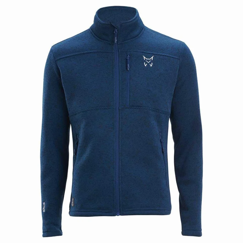 Chaqueta de Punto muy cálida, Ligera y Confortable. C: Azul Marino T: S