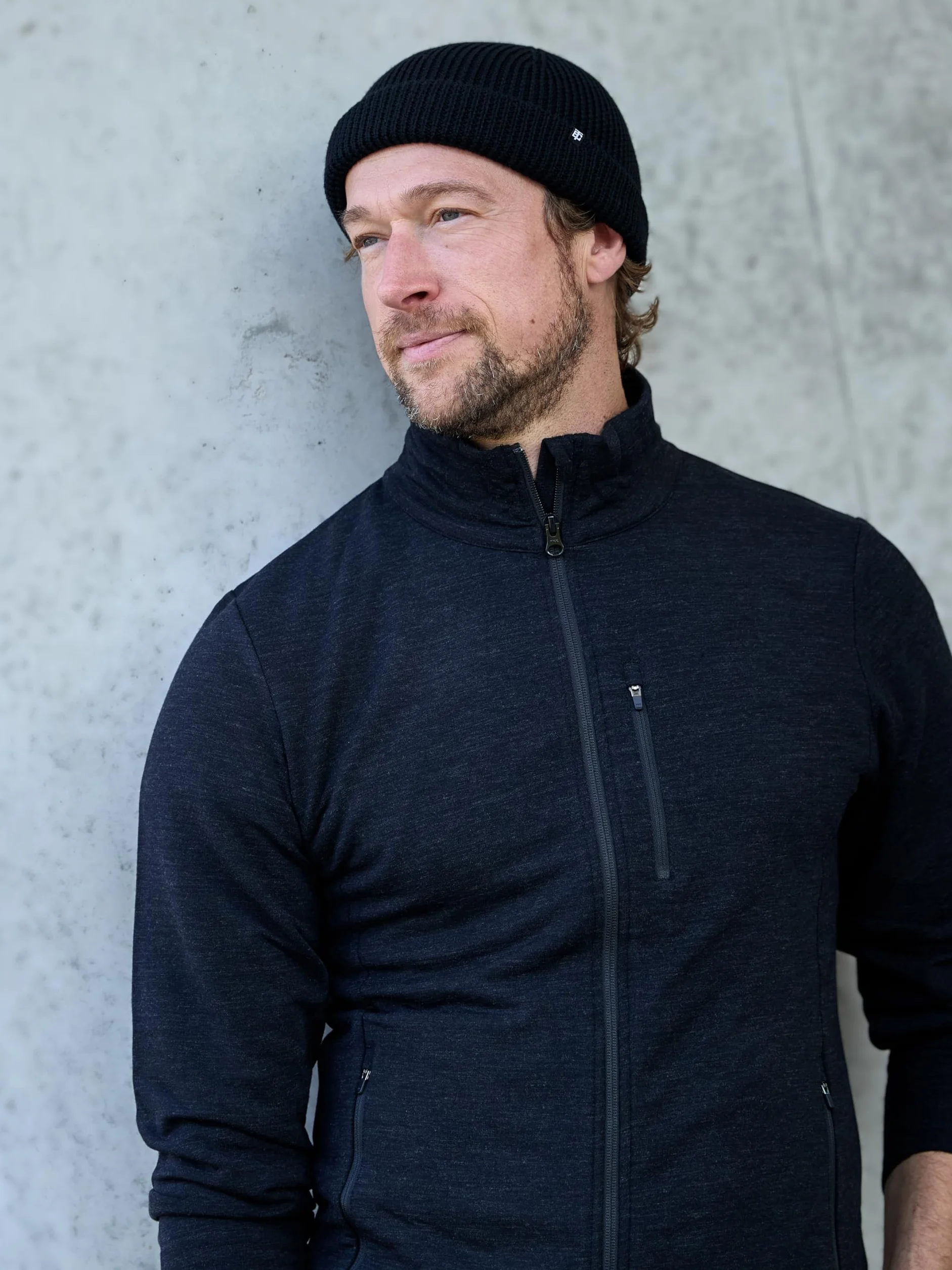 Enter the Complex® Fisherman Beanie, 100% wełna z merynosów, czapka Trawler, Troyer, dzianina, dla kobiet i mężczyzn
