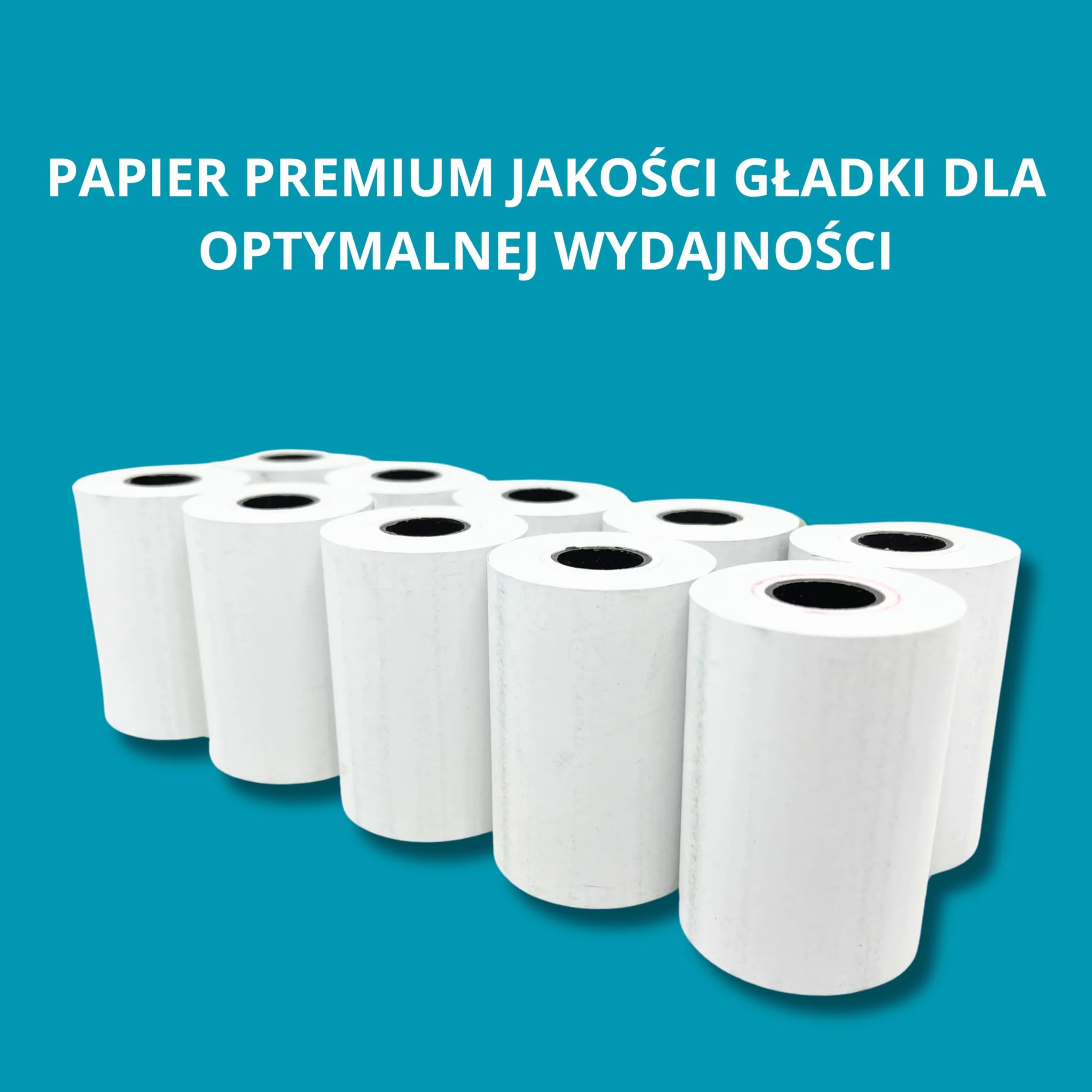 Double Dragon 57 x 30 mm Termiczne rolki do paragonów PDQ | Wolne od BPA | Kompatybilne z drukarkami SumUp, Ingenico, PayZone, Verifone, Clover, terminalami Zettle – 20 rolek