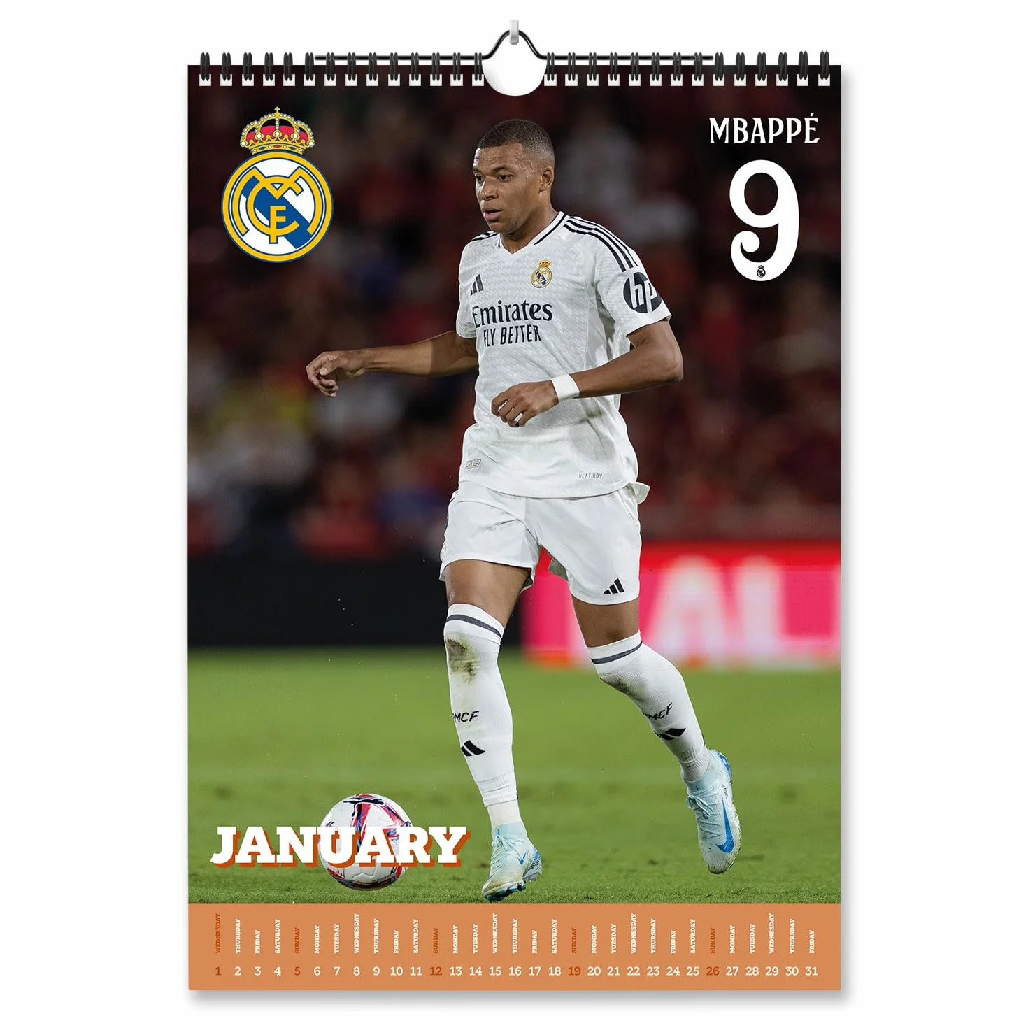 Grupo Erik Wall Calendar 2025 - Real Madrid | A3 Calendar 2025, A3 Wall Planner 2025, Family Planner Calendar 2025 | Football Calendar 2025, Real Madrid 2024-2025