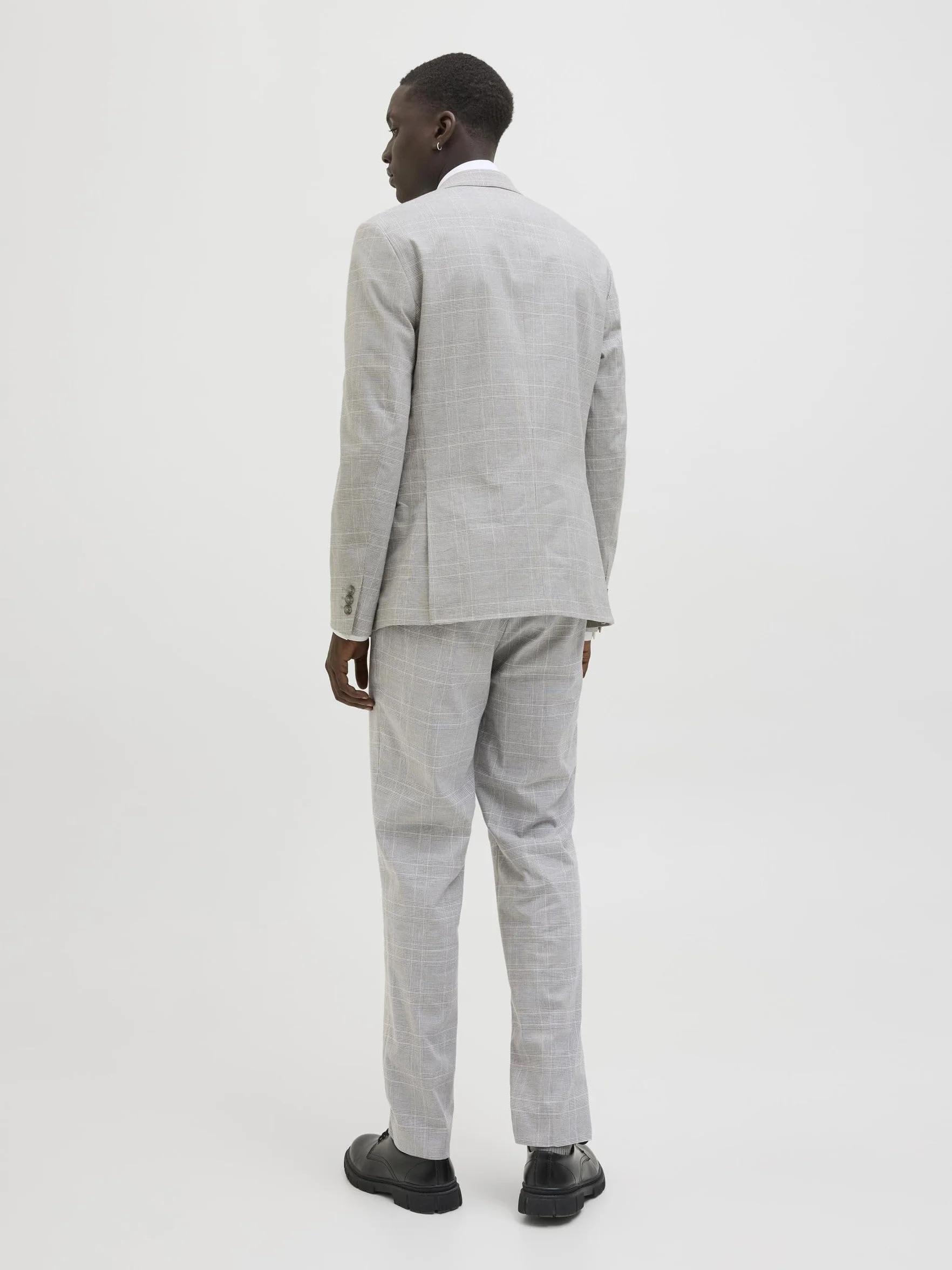 JACK & JONES Jprriviera męska marynarka lniana Slim Fit Sn, Chiseled Stone, 48